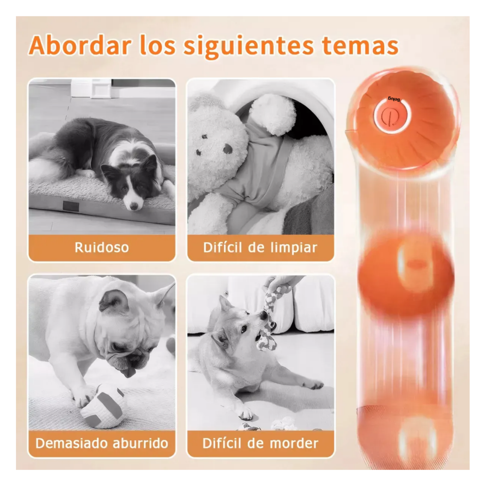 Foto 3 pulgar | Juguete Interactivo Para Mascotas Belug, Rojo