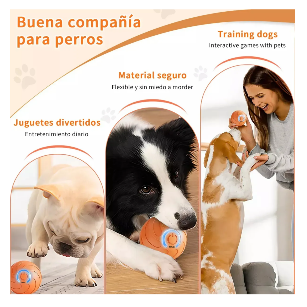Foto 4 pulgar | Juguete Interactivo Para Mascotas Belug, Rojo