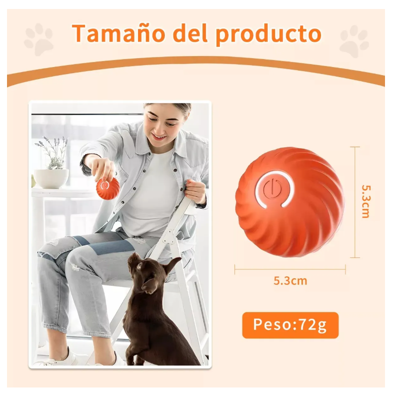 Foto 3 pulgar | Juguete Interactivo Para Mascotas Que Se Mueve Automáticamen