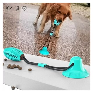 Foto 4 | Pelota Con Ventosa Dispensador De Premios Mascotas Lab.g, Color Cian