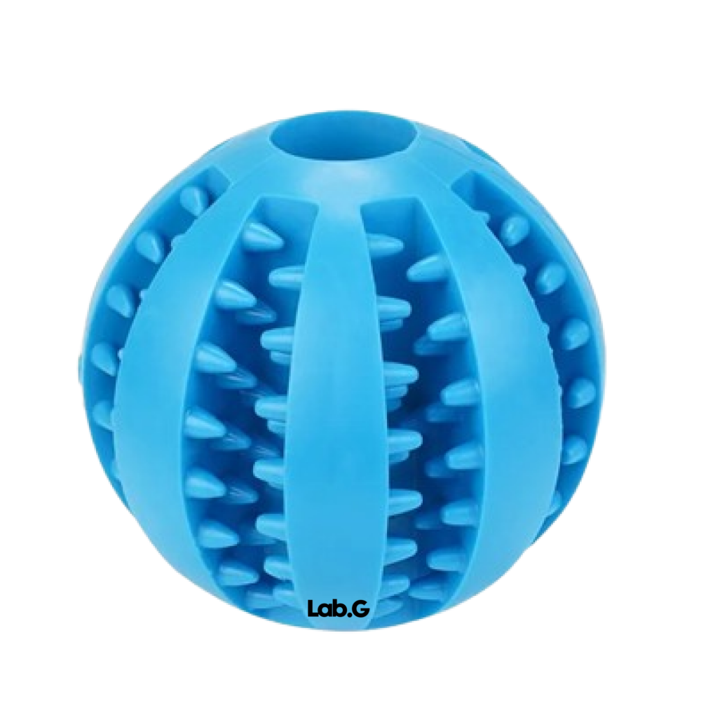 Foto 2 pulgar | 7cm Pelota De Juguete Para Rechinar Los Dientes Para Perros Lab.g,  Azul