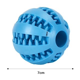 Foto 5 | 7cm Pelota De Juguete Para Rechinar Los Dientes Para Perros Lab.g, Azul