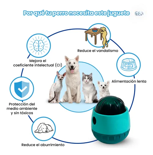 Foto 5 pulgar | Juguetes Xtellar Para Perro Interactivo Dispensador De Comida