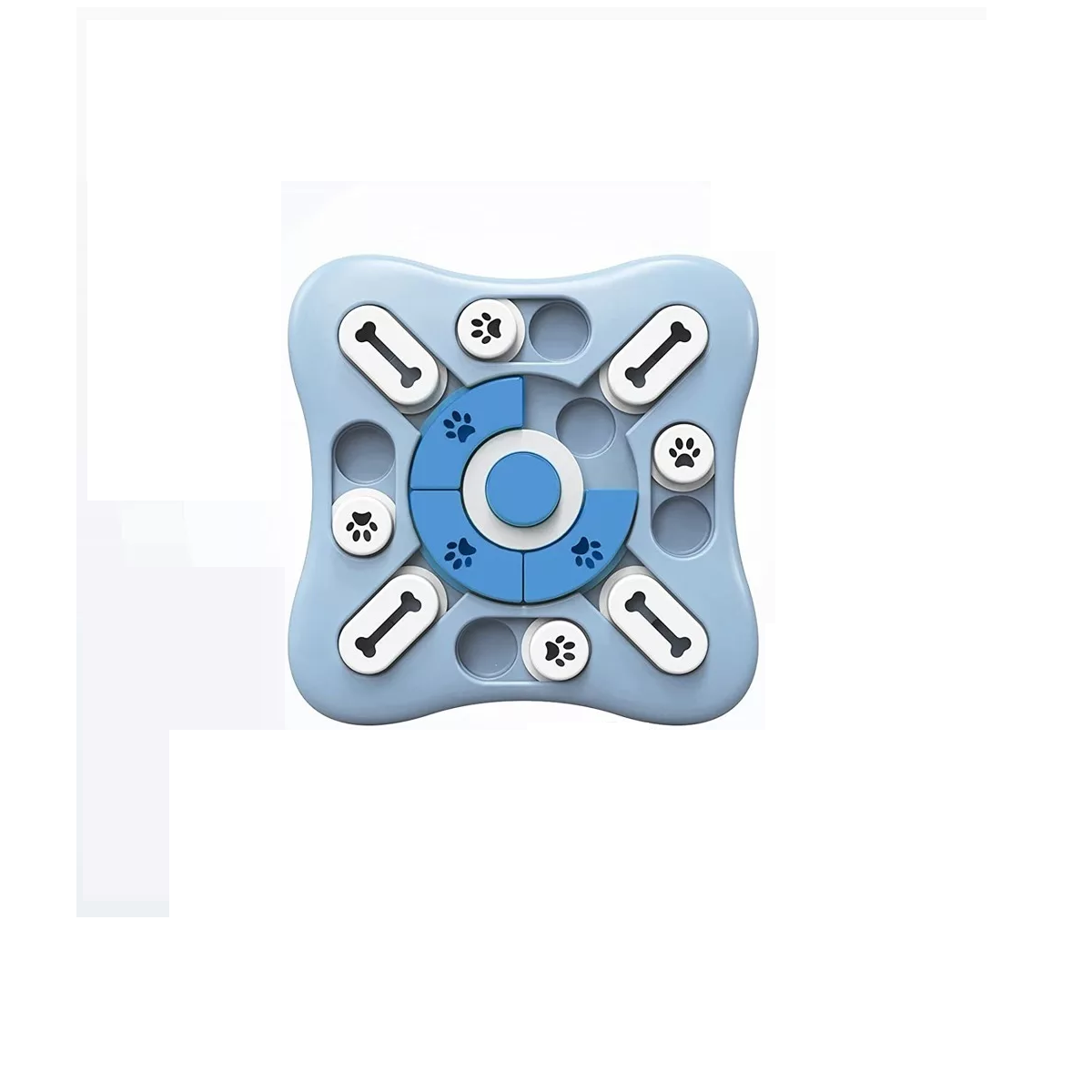 Juguete Interactivo Rompecabezas para Mascota Eo Safe Imports Esi-7925 color Azul
