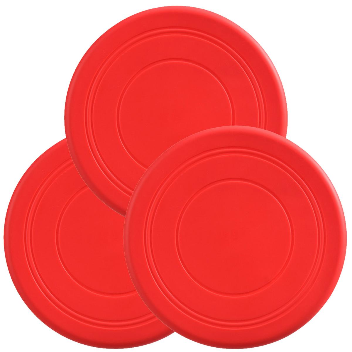 Frisbee Con Agarre Cómodo Xtreamboom Mxyre-003 3 Piezas Rojo $538