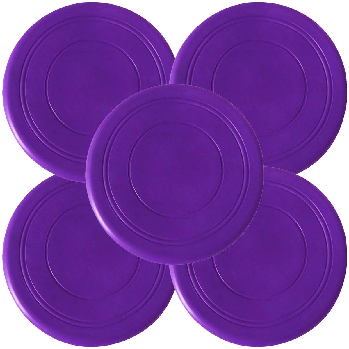 Discos Voladores Resistentes Xtreamboom Mxypr-005 5 Piezas Morado