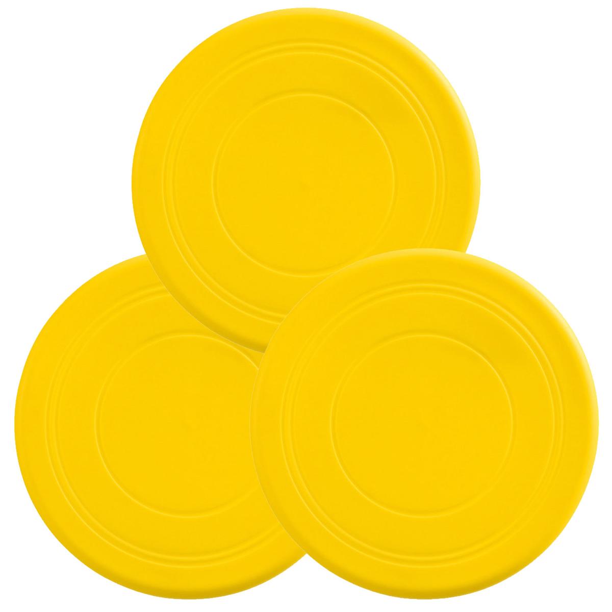 Frisbee De Alto Vuelo Xtreamboom Mxyyw-003 3 Piezas Amarillo