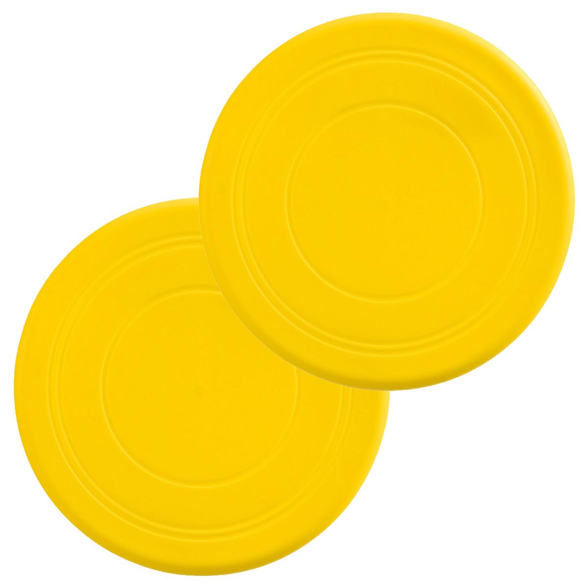 Frisbee Con Agarre Cómodo Xtreamboom Mxyyw-002 2 Piezas Amarillo