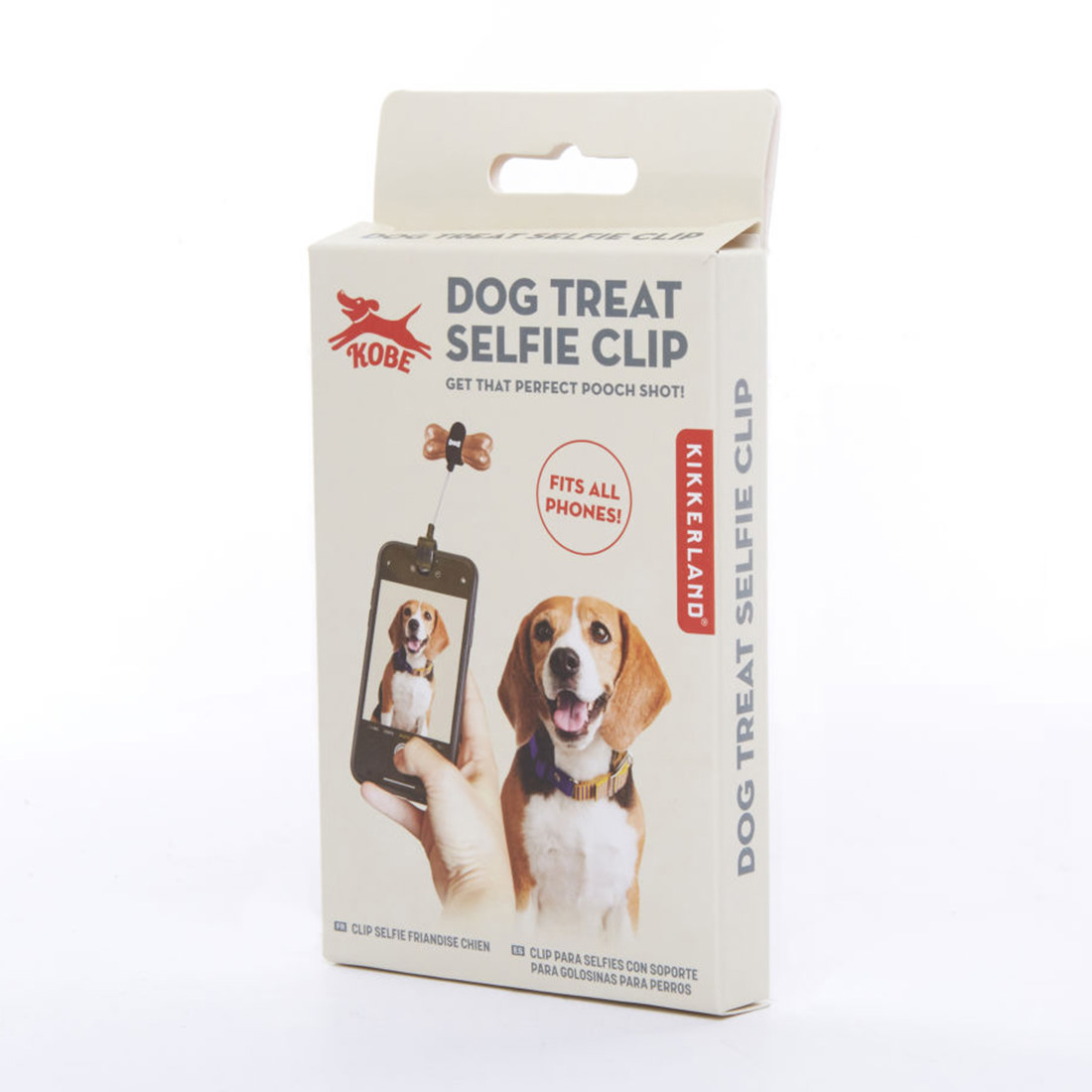 Foto 5 pulgar | Clip para selfies con golosina para perros Kikkerland DIG01