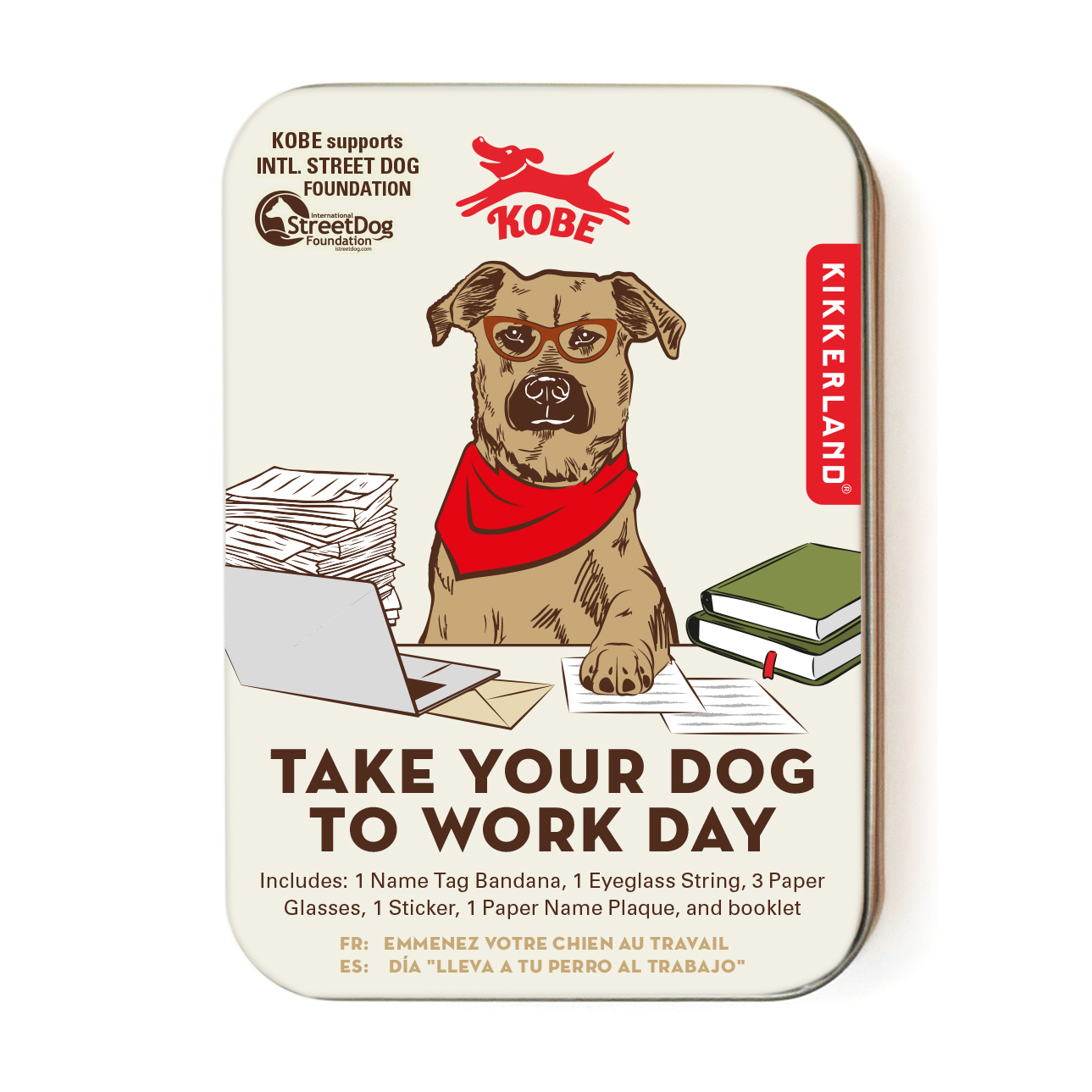 Juguete para Llevar A Tu Perro Al Trabajo Kikkerland