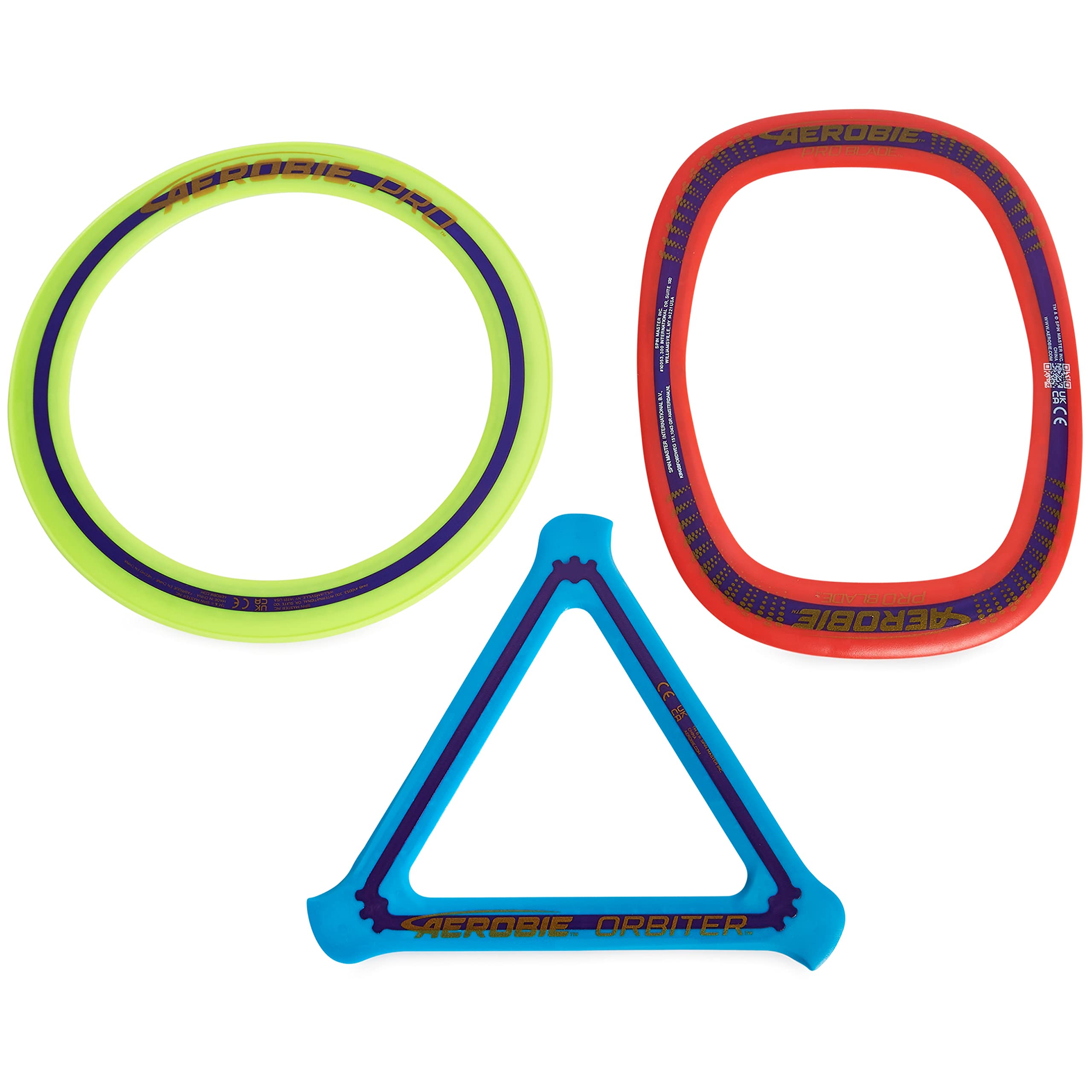 Foto 2 pulgar | Paquete Combinado De Anillos Voladores Aerobie Pro Ring, Orbiter Boomerang - Venta Internacional.