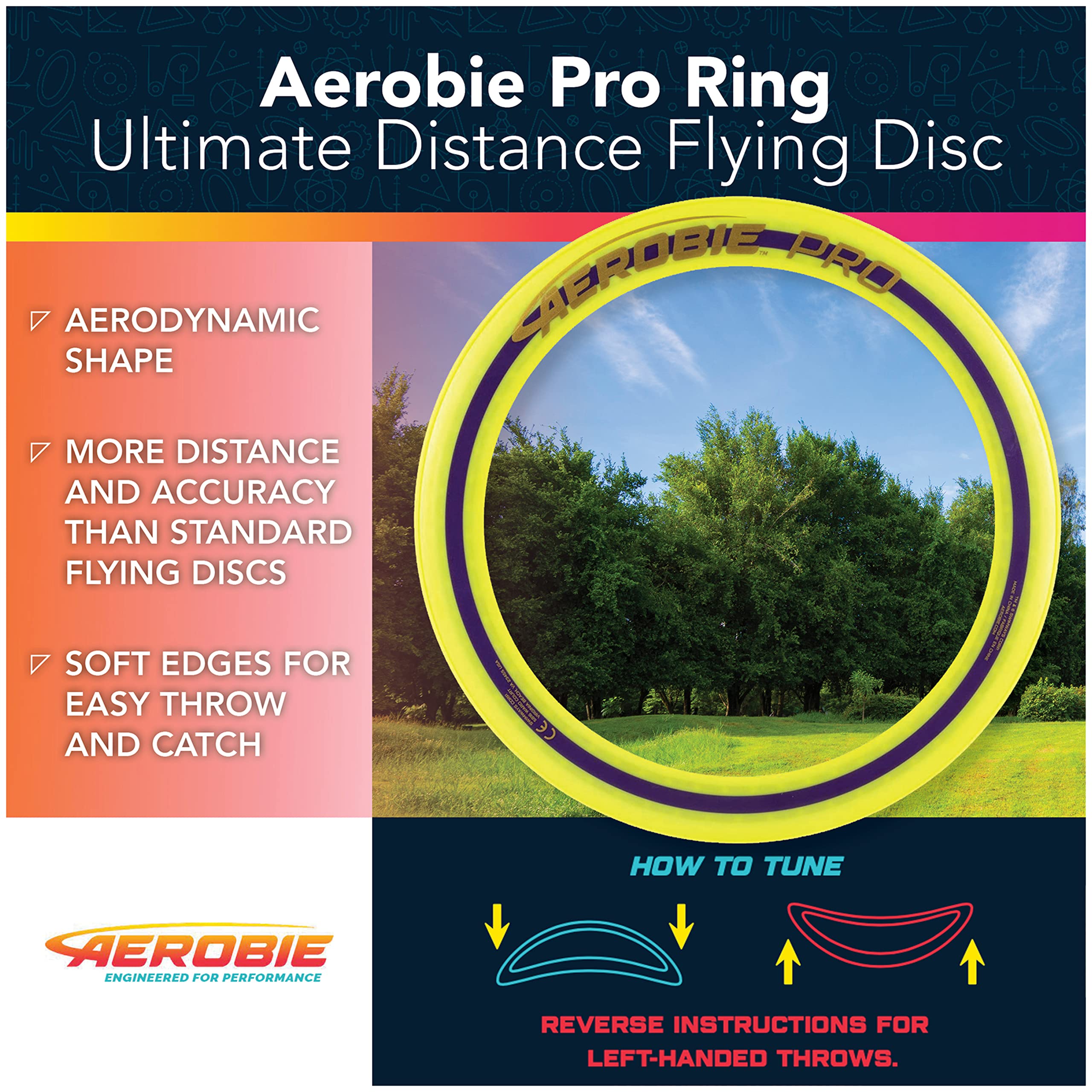 Foto 3 pulgar | Paquete Combinado De Anillos Voladores Aerobie Pro Ring, Orbiter Boomerang - Venta Internacional.