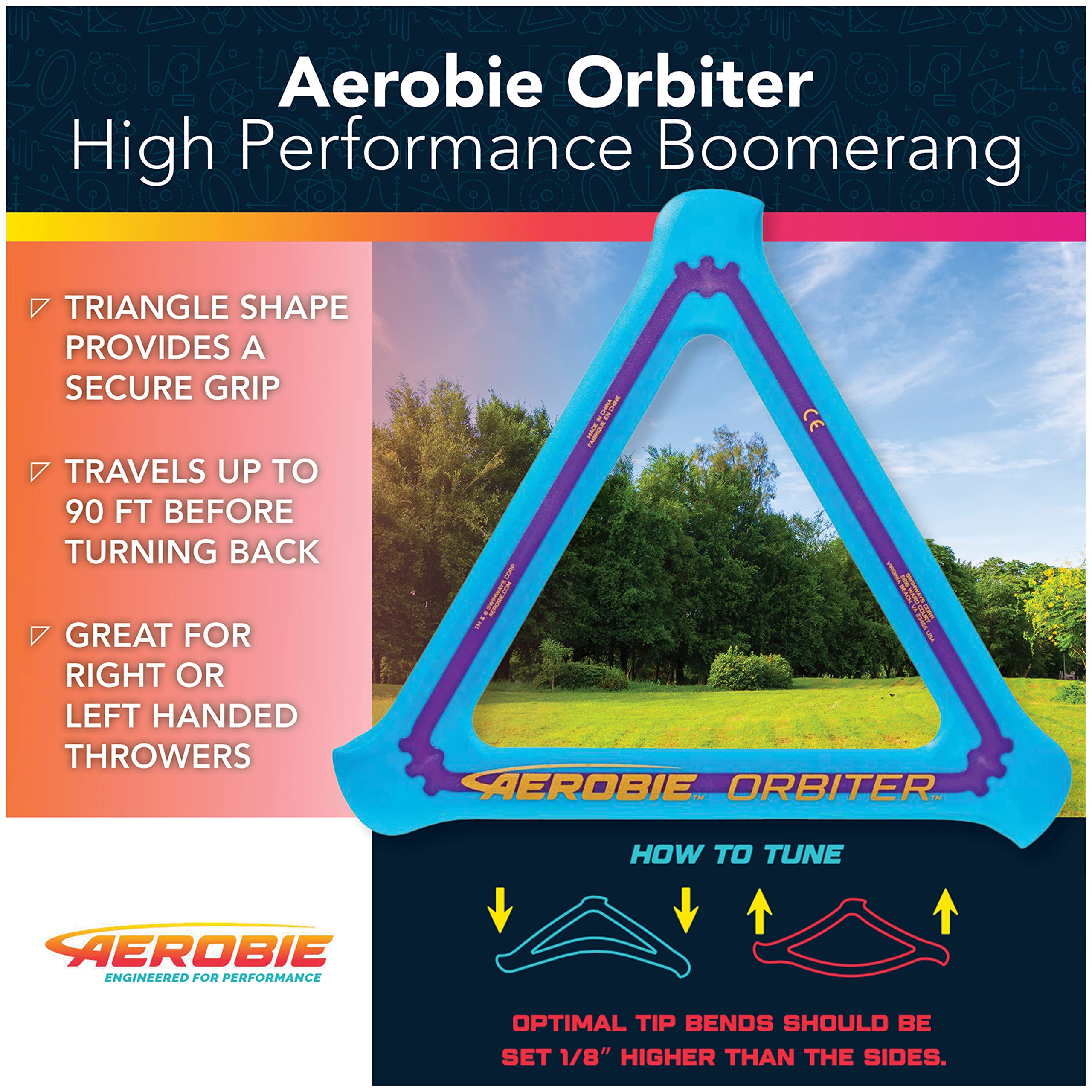 Foto 4 pulgar | Paquete Combinado De Anillos Voladores Aerobie Pro Ring, Orbiter Boomerang - Venta Internacional.