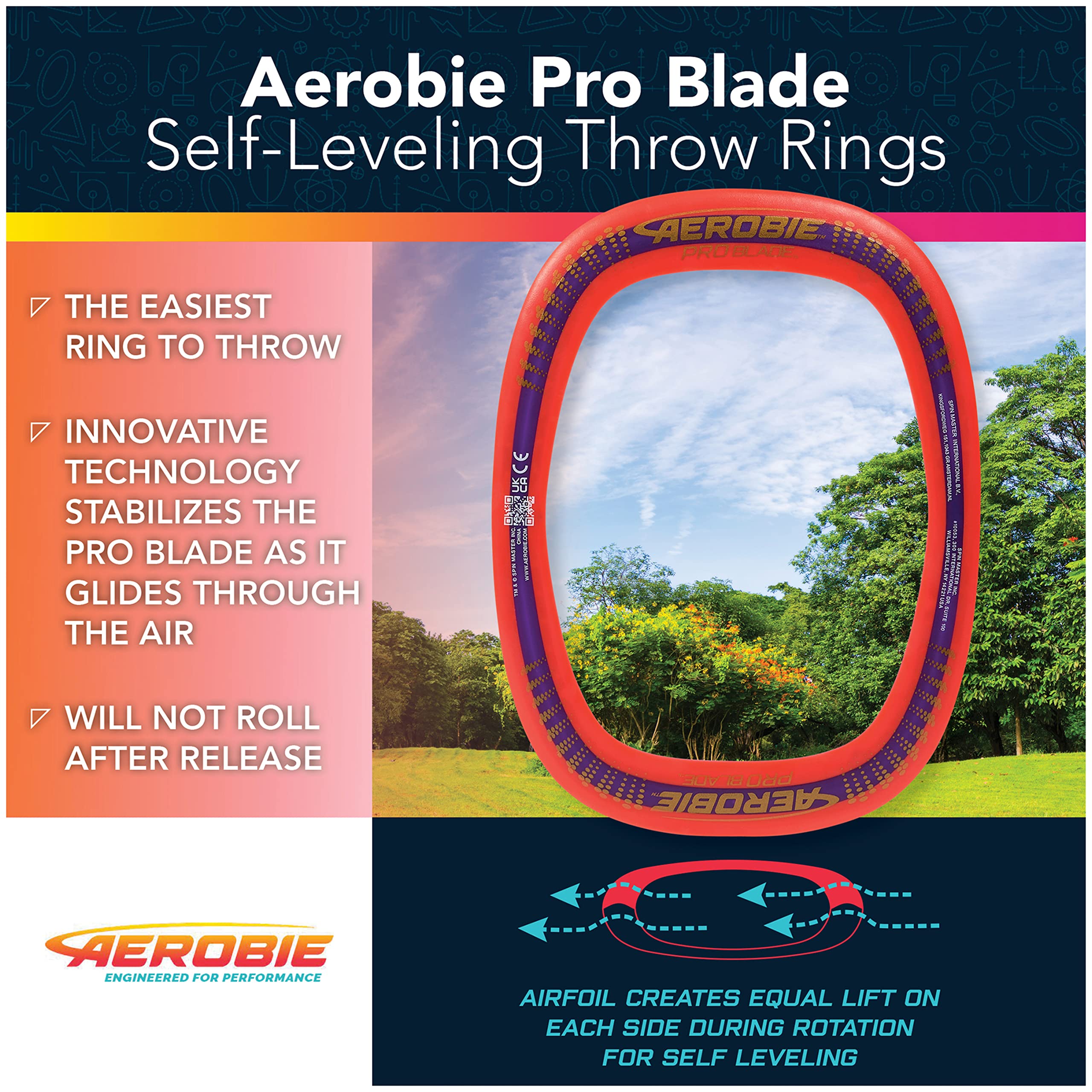 Foto 5 pulgar | Paquete Combinado De Anillos Voladores Aerobie Pro Ring, Orbiter Boomerang - Venta Internacional.