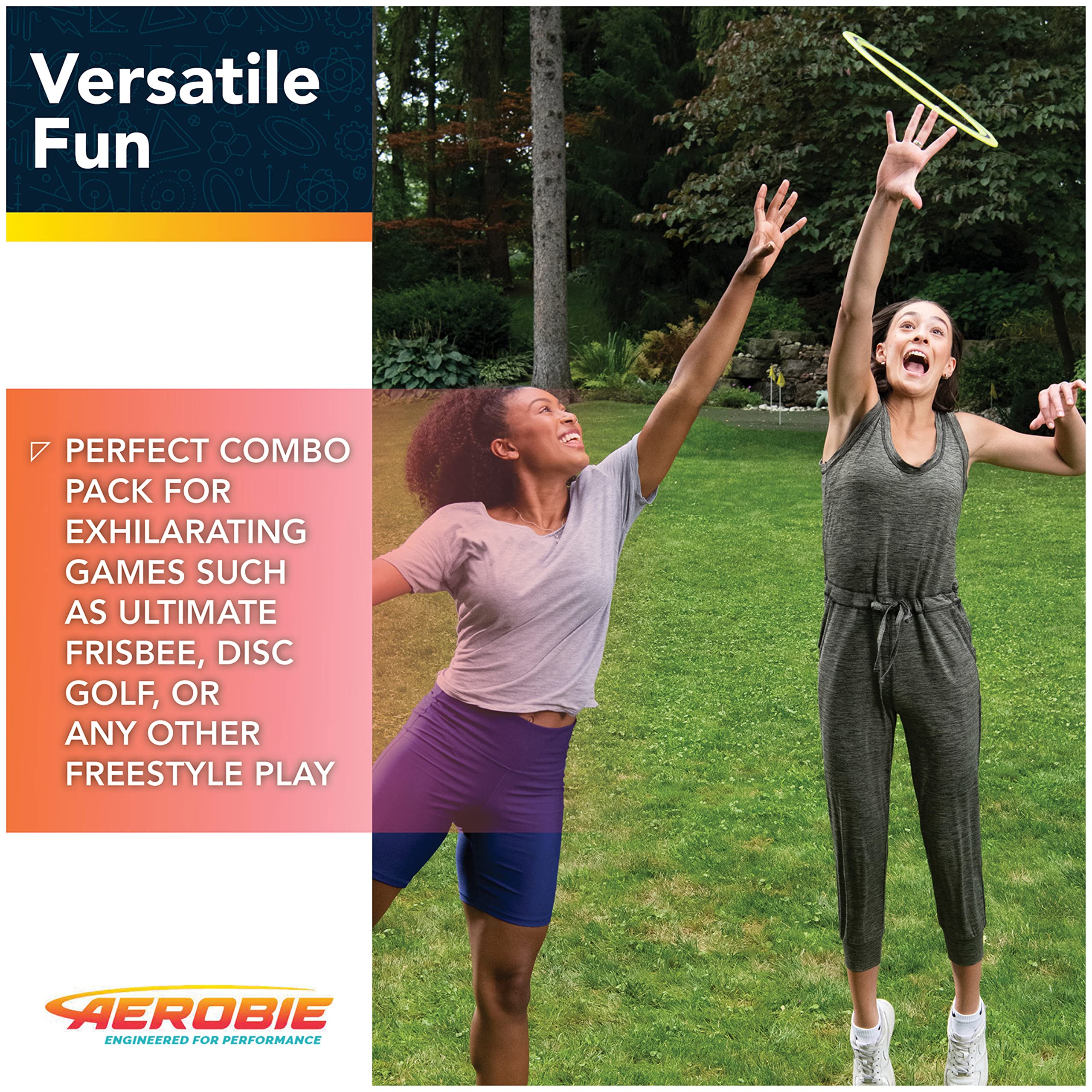 Foto 5 | Paquete Combinado De Anillos Voladores Aerobie Pro Ring, Orbiter Boomerang - Venta Internacional.