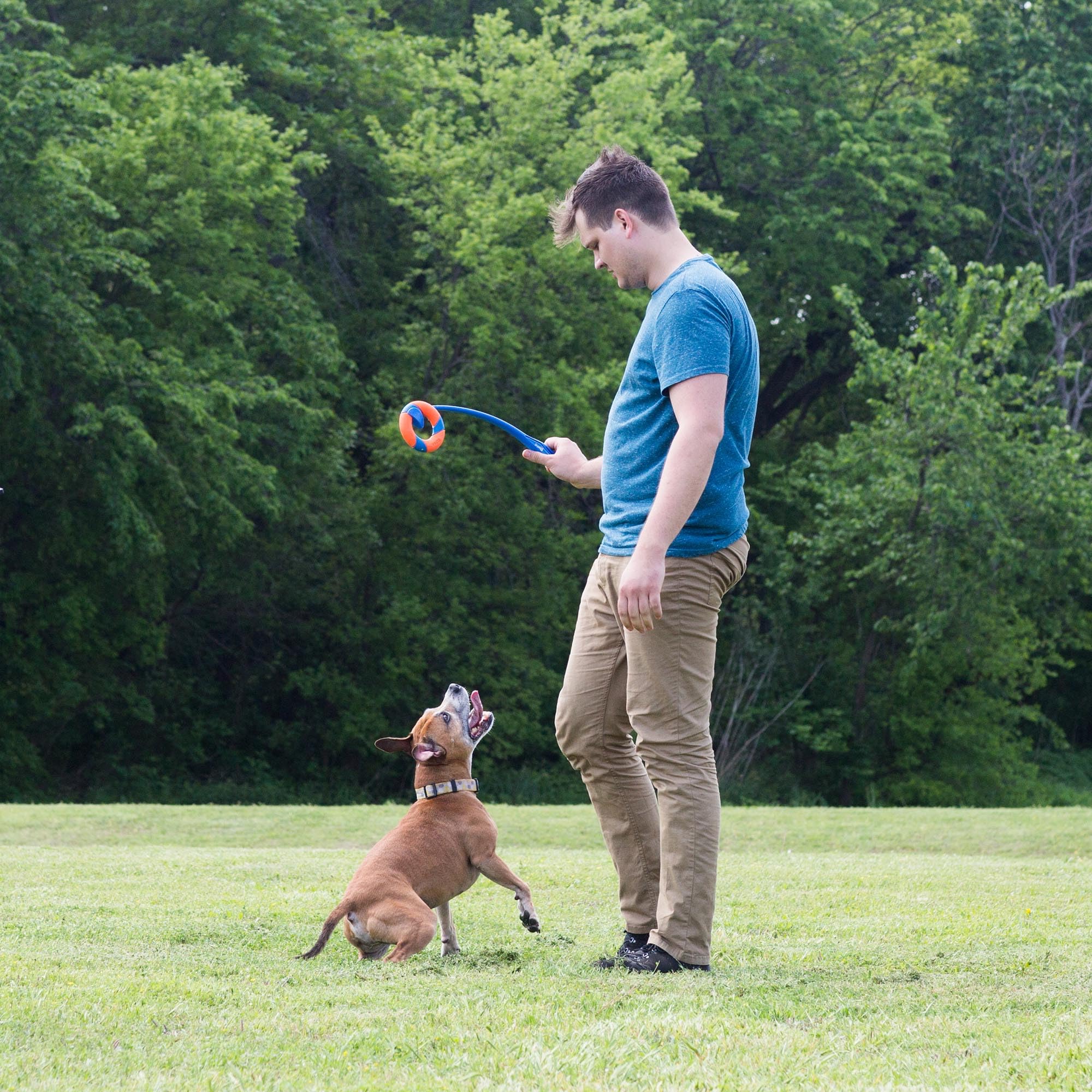 Foto 4 | Set De Juguetes Para Perros Chuckit! Lanzador De Bolas Ring Chaser Con Bola De 4,5 Cm - Venta Internacional.