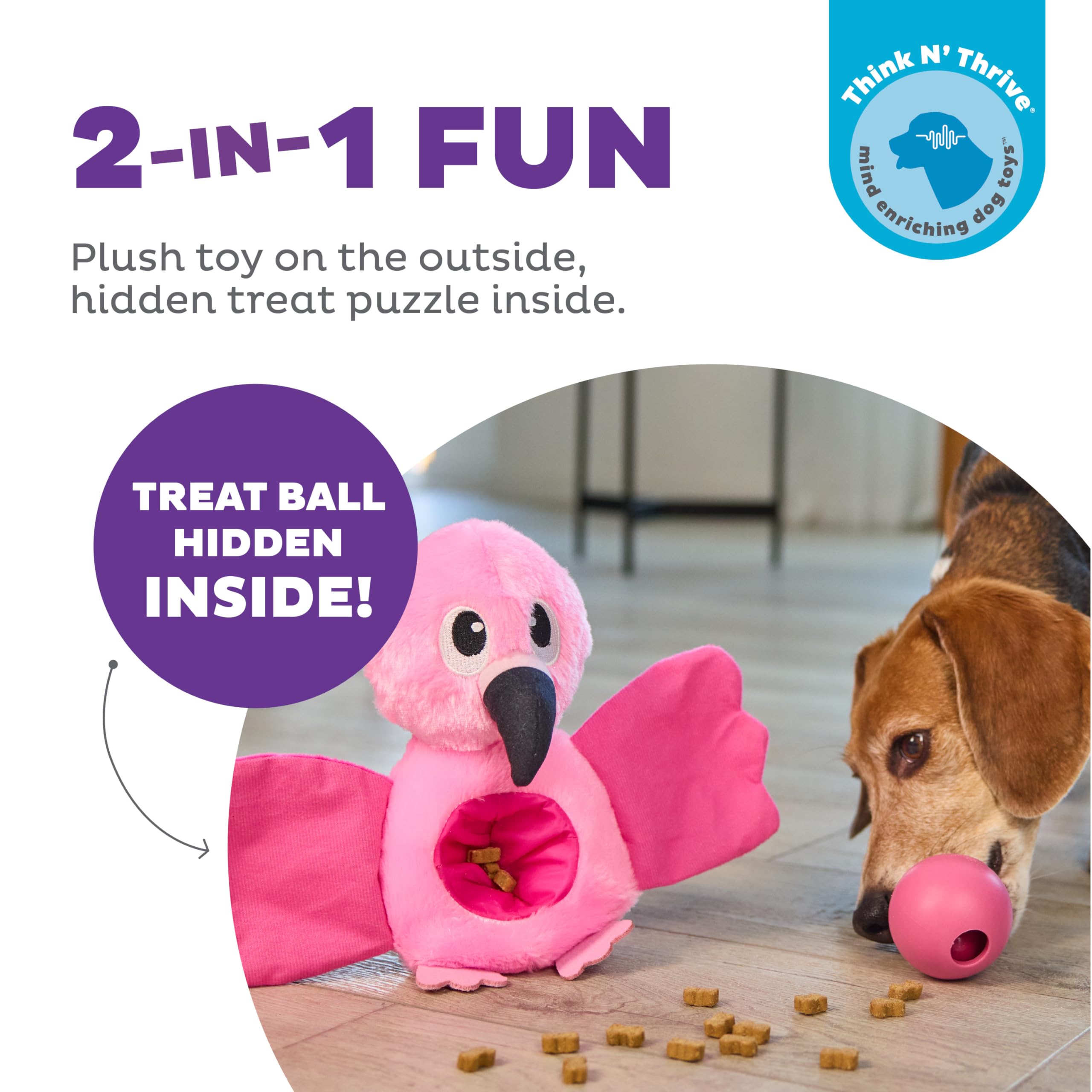 Foto 3 pulgar | Puzzle De Peluche Para Perros Outward Hound Nina Ottosson Hide-ablez - Venta Internacional.