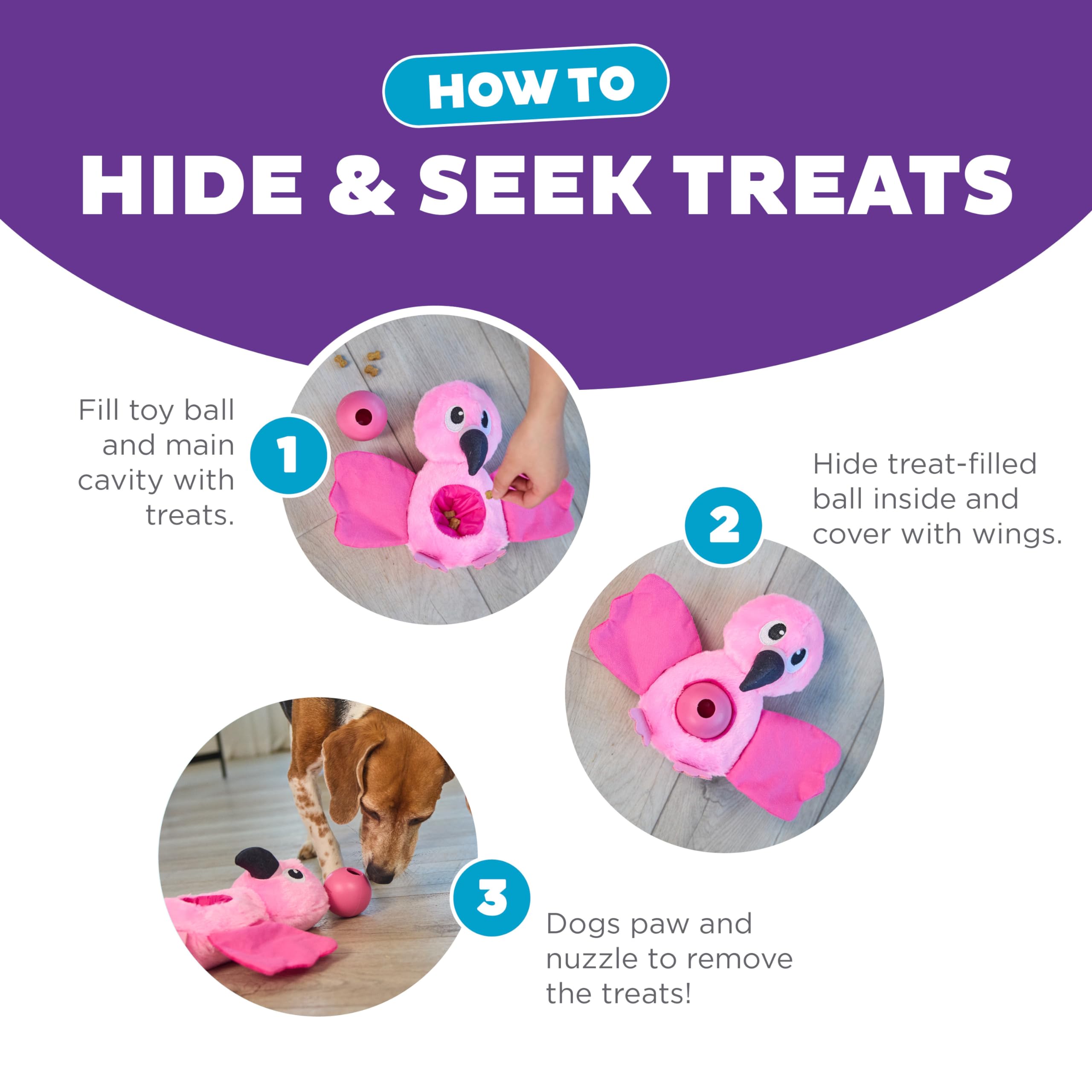 Foto 5 pulgar | Puzzle De Peluche Para Perros Outward Hound Nina Ottosson Hide-ablez - Venta Internacional.