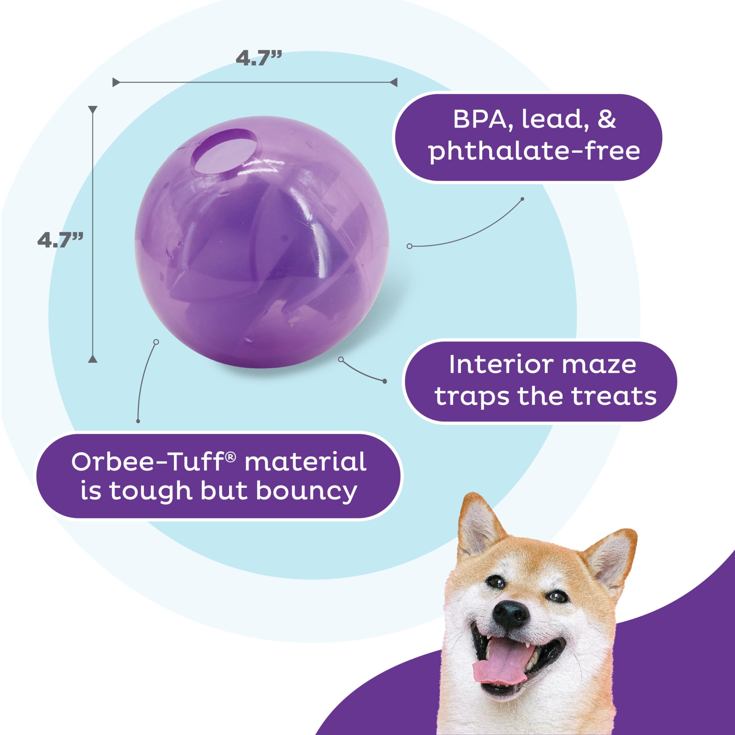Foto 5 pulgar | Juguete Interactivo Dispensador De Golosinas Para Perros Outward Hound Mazee - Venta Internacional.