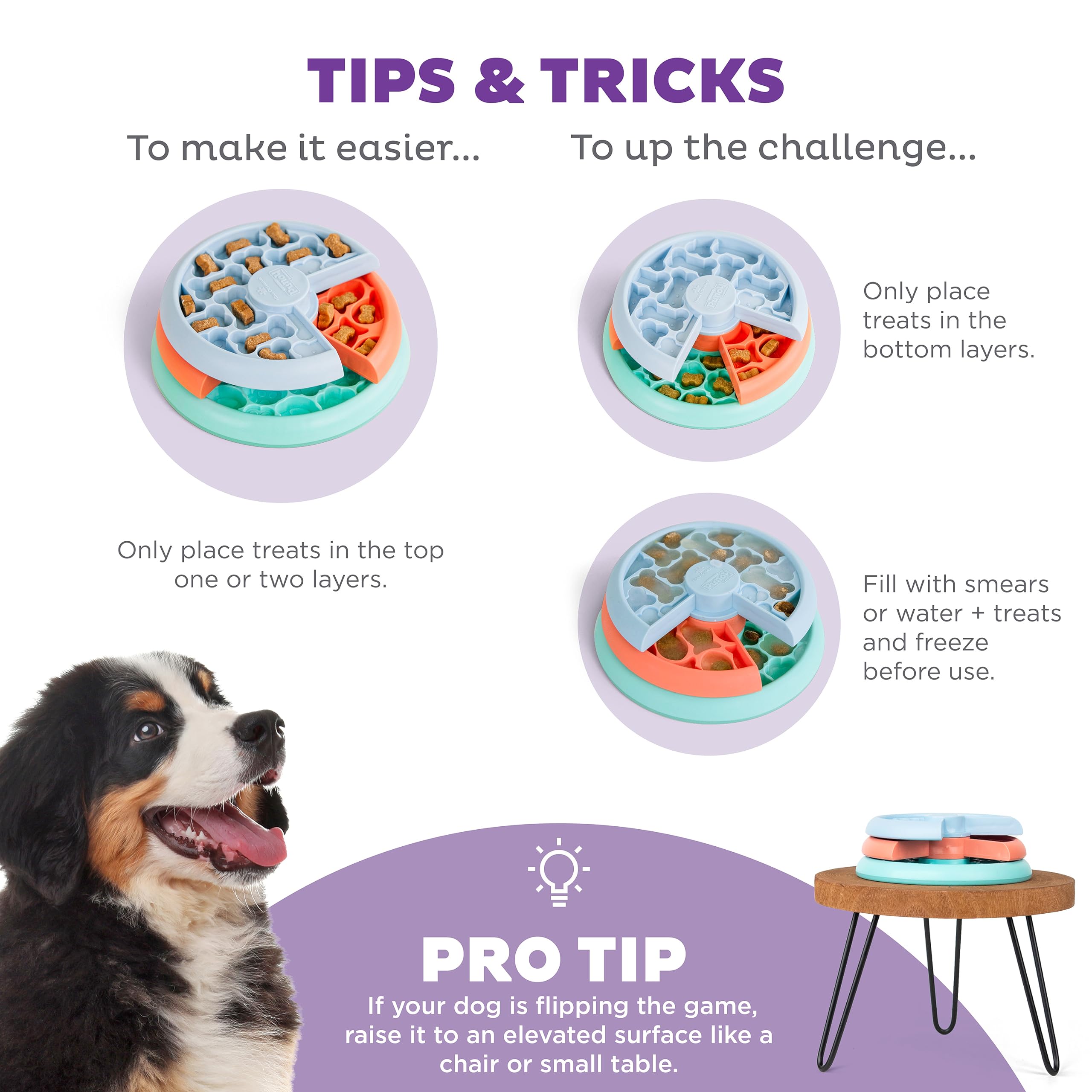 Foto 5 pulgar | Juego Interactivo De Rompecabezas Para Perros Y Alimentador Lento Outward Hound - Venta Internacional.