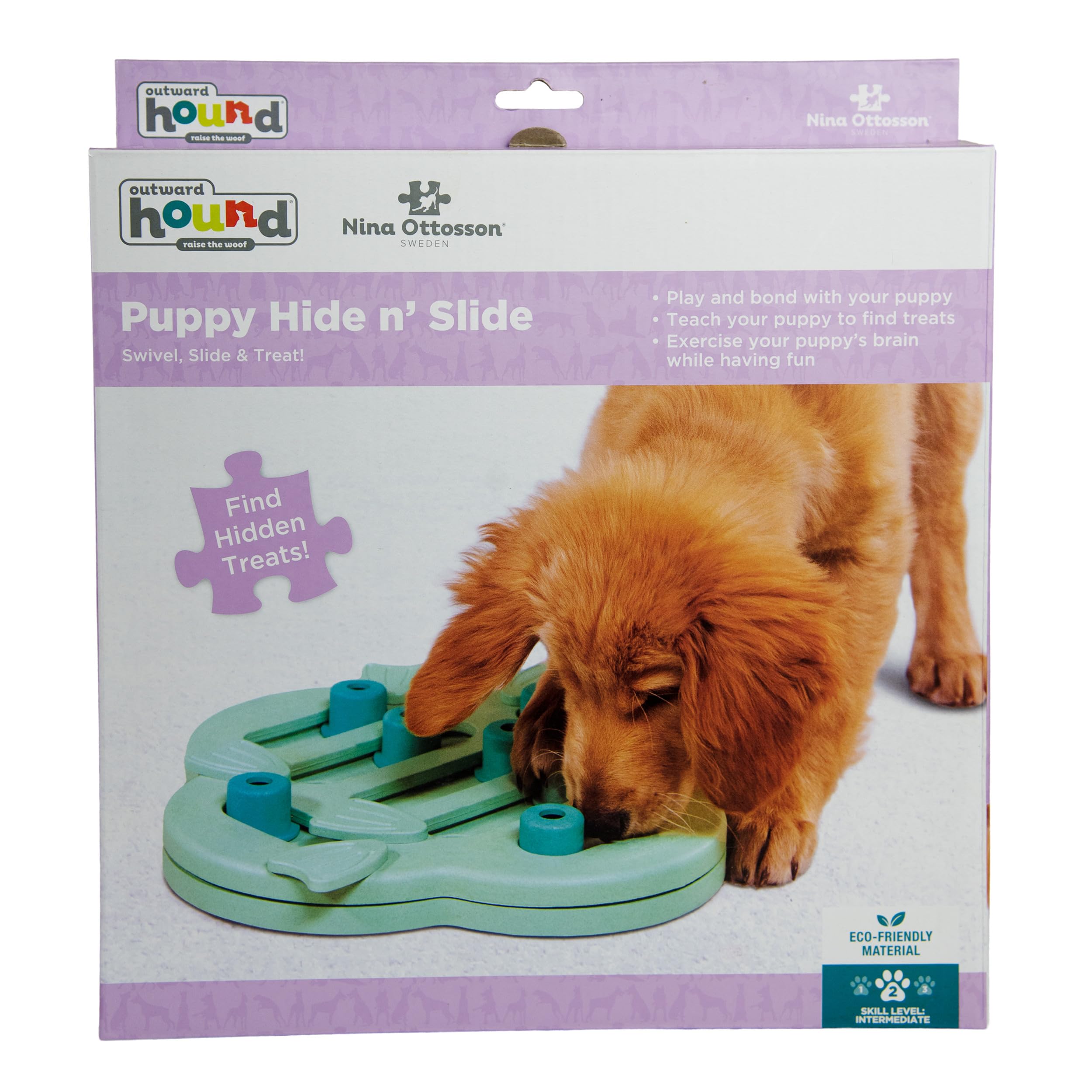 Foto 8 pulgar | Puzle Interactivo Para Perros, Juguete Outward Hound Nina Ottosson - Venta Internacional.