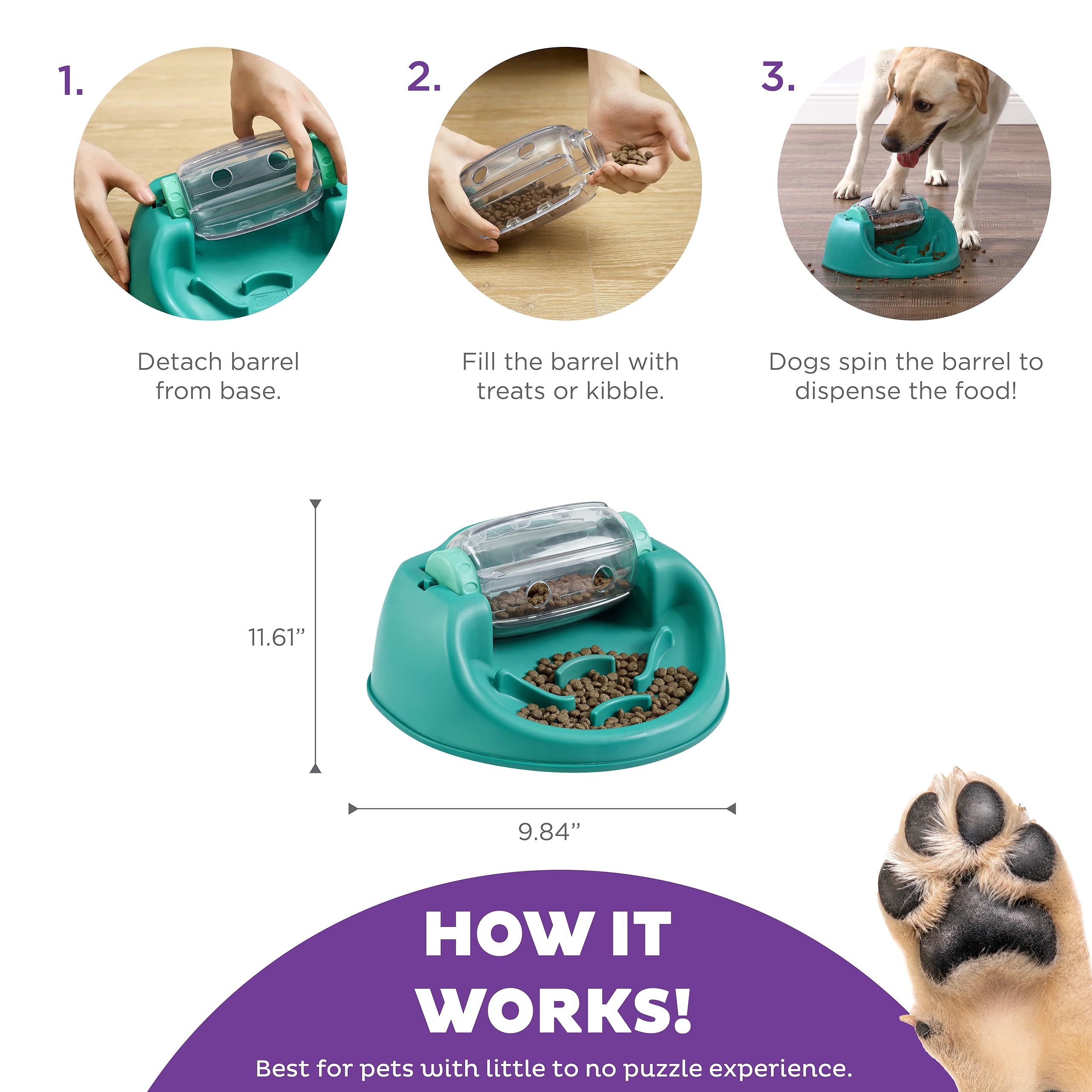 Foto 4 pulgar | Comida Para Perros Puzzle Slow Feeder Outward Hound Nina Ottosson - Venta Internacional.