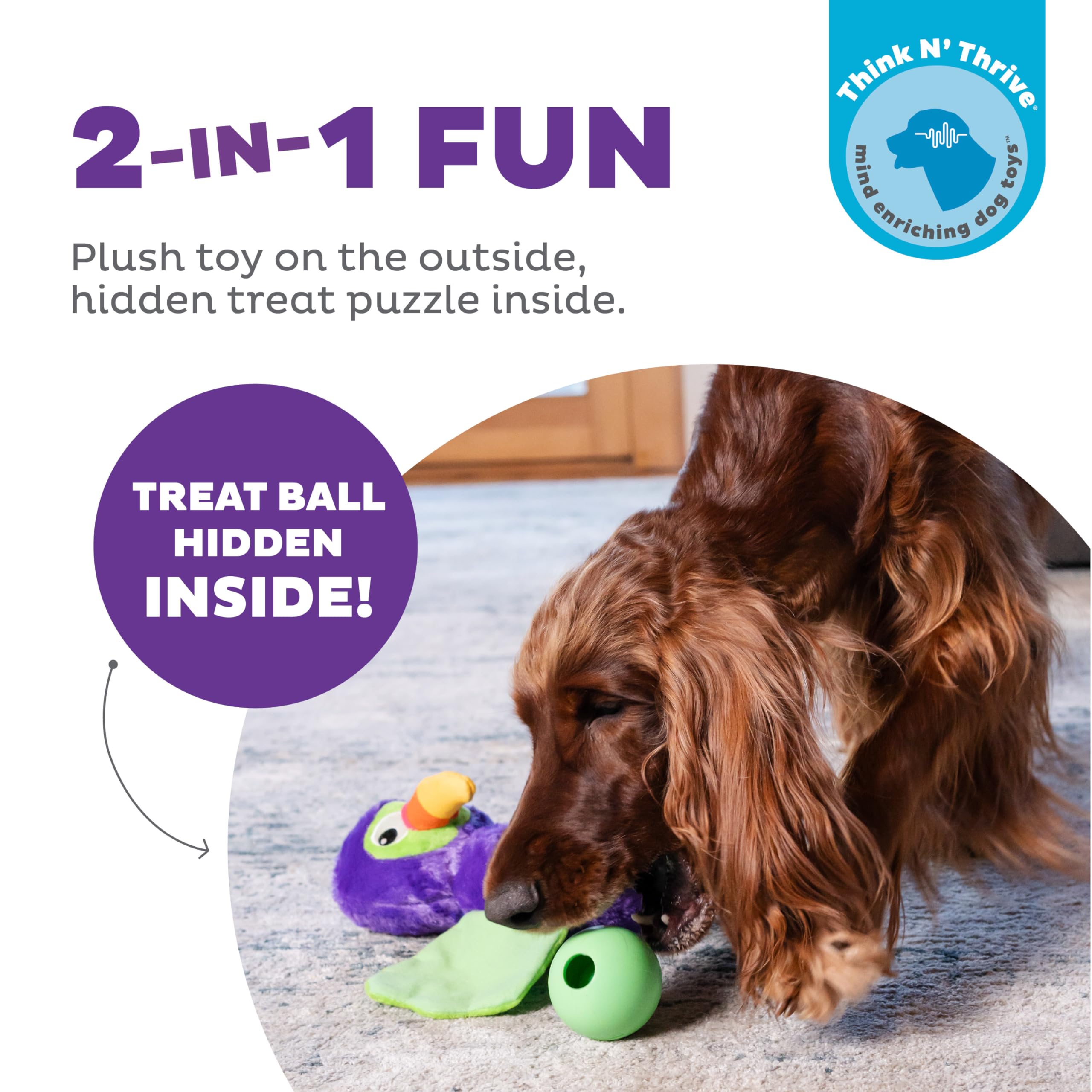 Foto 3 pulgar | Puzzle Interactivo Para Perros De Peluche Outward Hound Nina Ottosson - Venta Internacional.