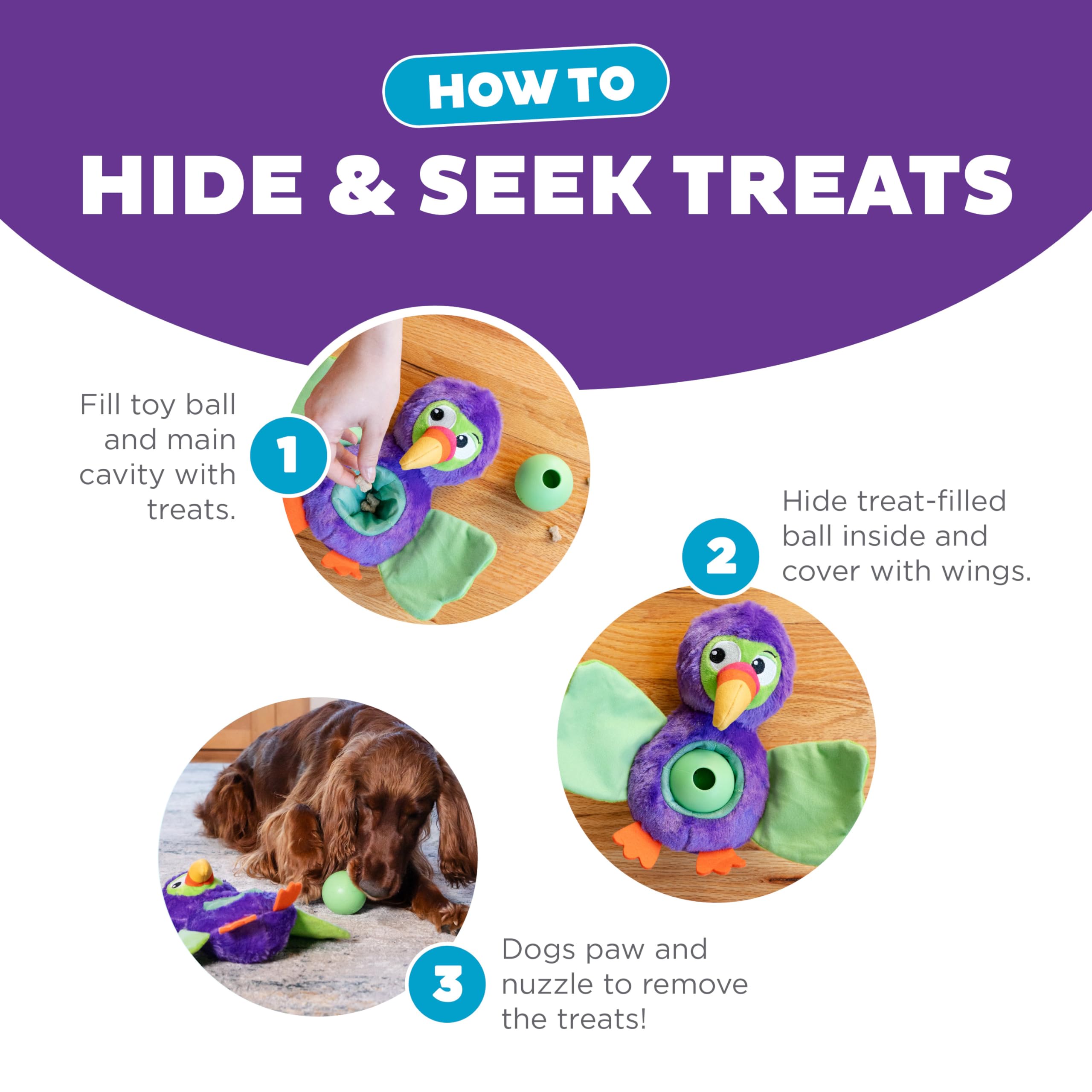 Foto 5 pulgar | Puzzle Interactivo Para Perros De Peluche Outward Hound Nina Ottosson - Venta Internacional.