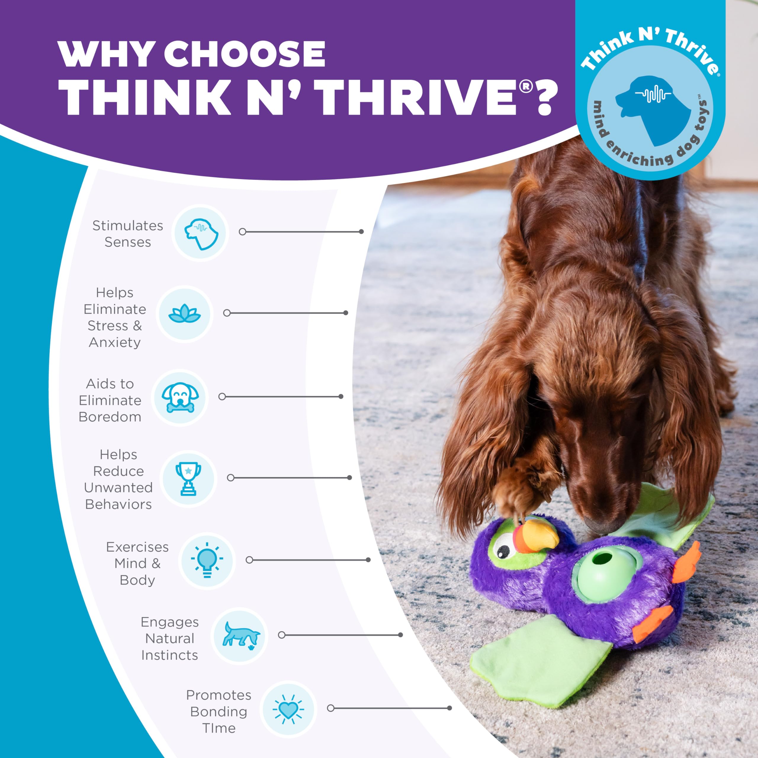 Foto 7 pulgar | Puzzle Interactivo Para Perros De Peluche Outward Hound Nina Ottosson - Venta Internacional.