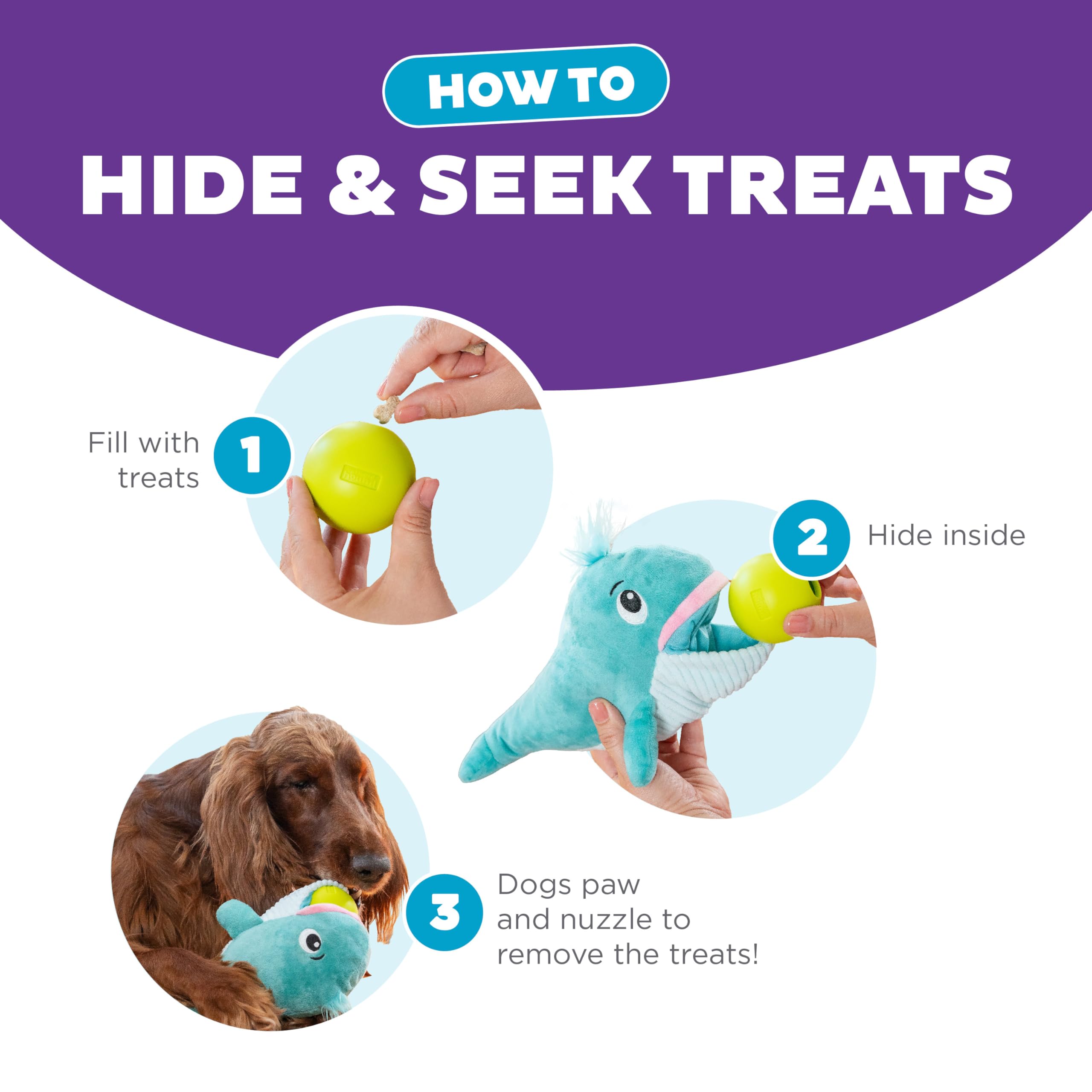 Foto 3 | Puzzle Interactivo Para Perros De Peluche Outward Hound Nina Ottosson - Venta Internacional.