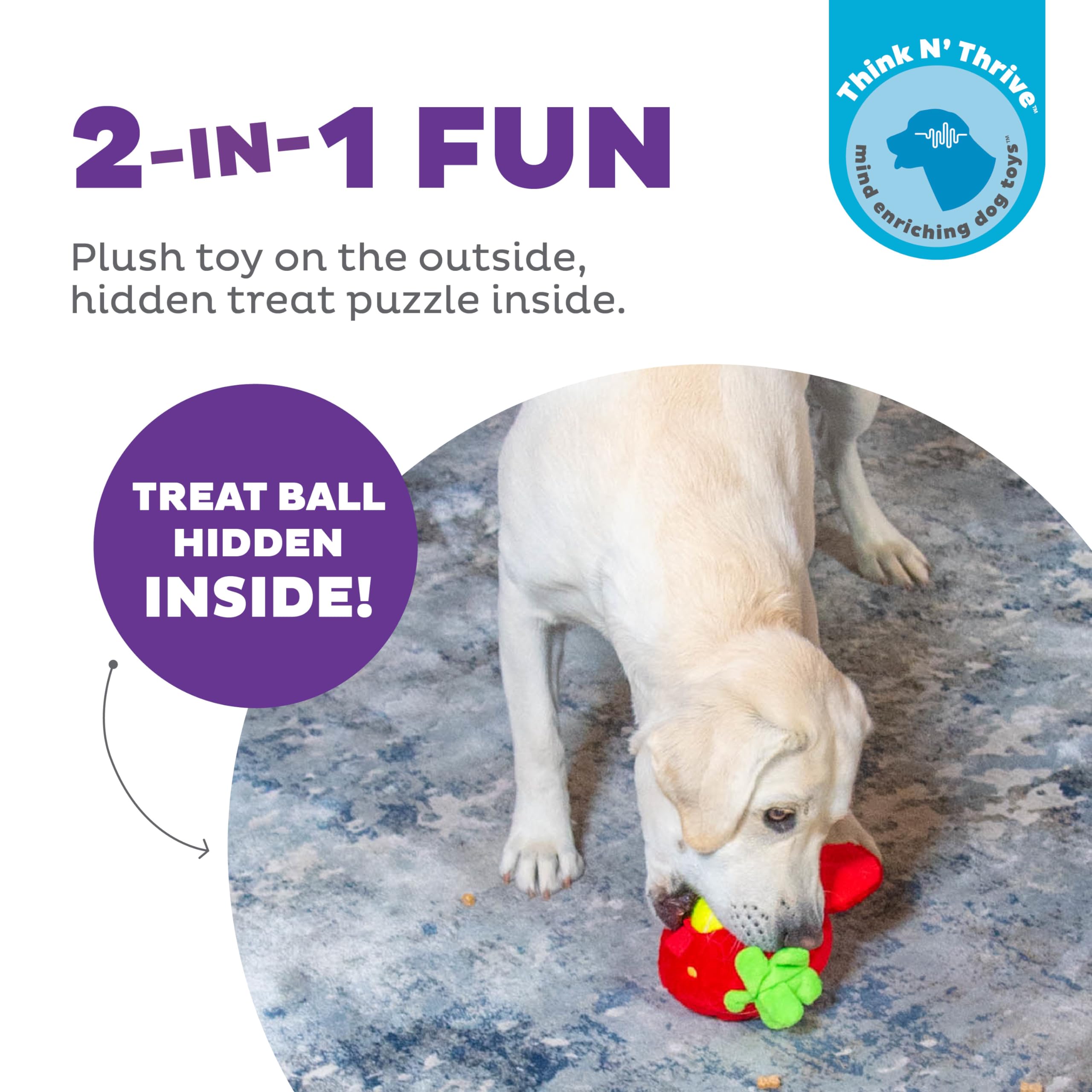 Foto 3 pulgar | Puzzle Interactivo Para Perros De Peluche Outward Hound Nina Ottosson - Venta Internacional.
