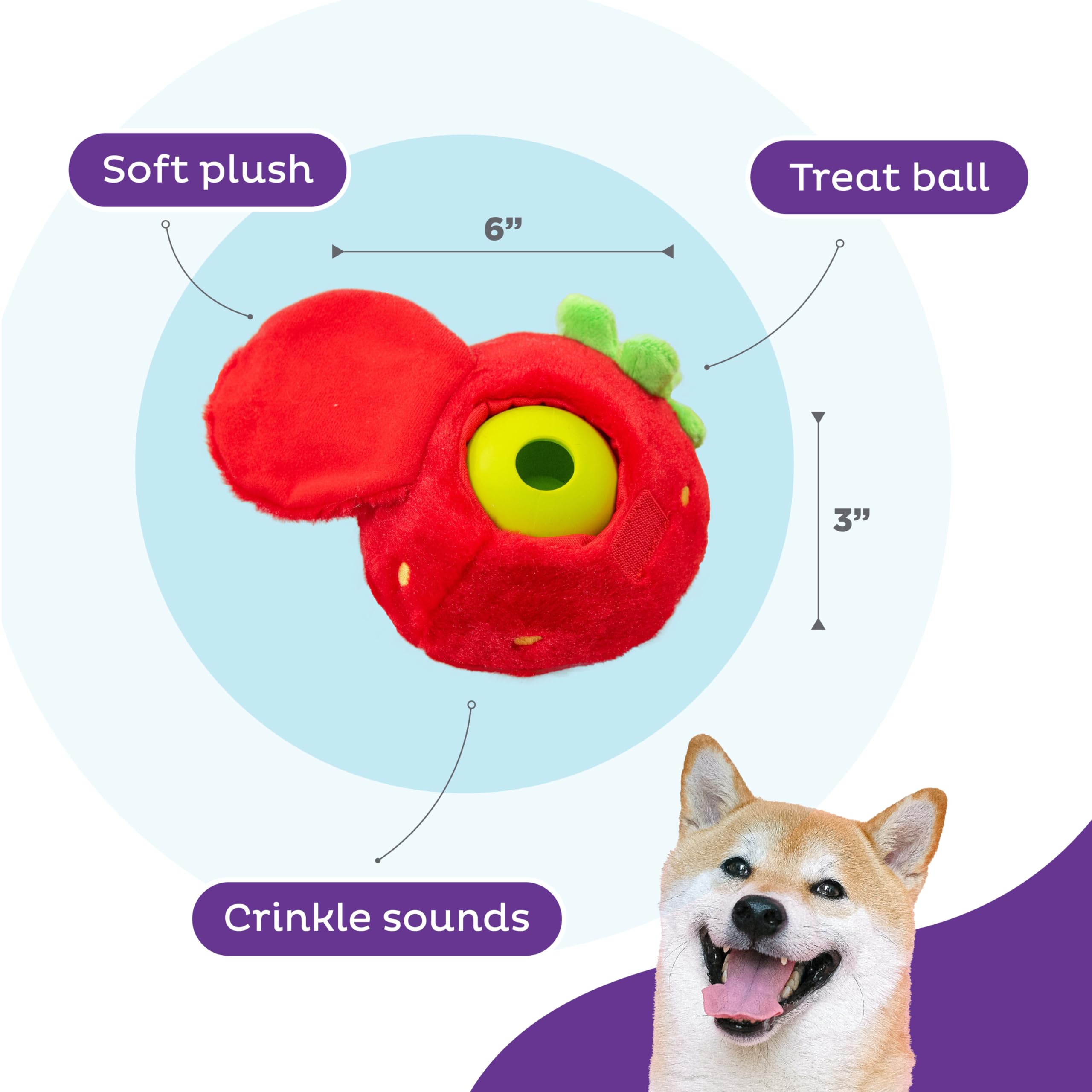 Foto 3 | Puzzle Interactivo Para Perros De Peluche Outward Hound Nina Ottosson - Venta Internacional.