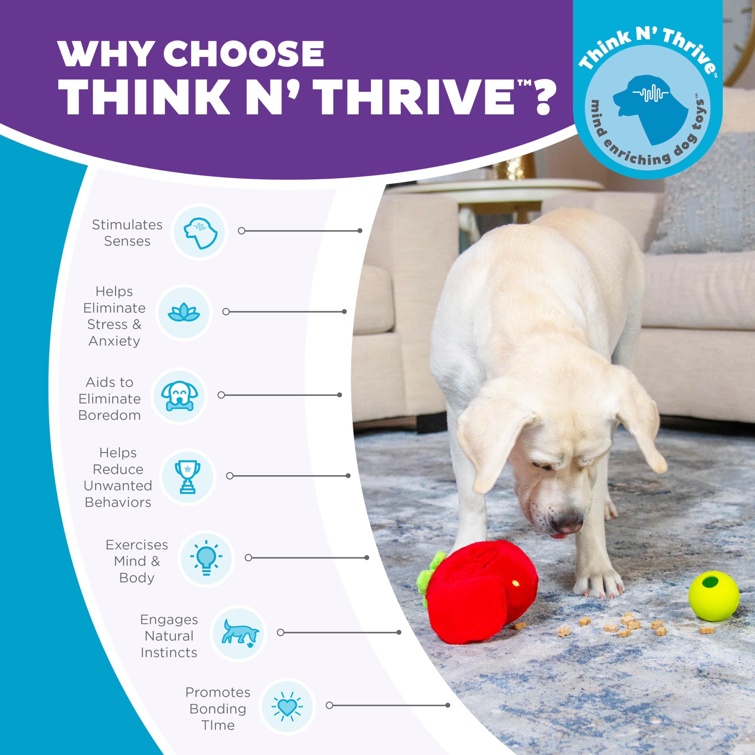 Foto 7 pulgar | Puzzle Interactivo Para Perros De Peluche Outward Hound Nina Ottosson - Venta Internacional.