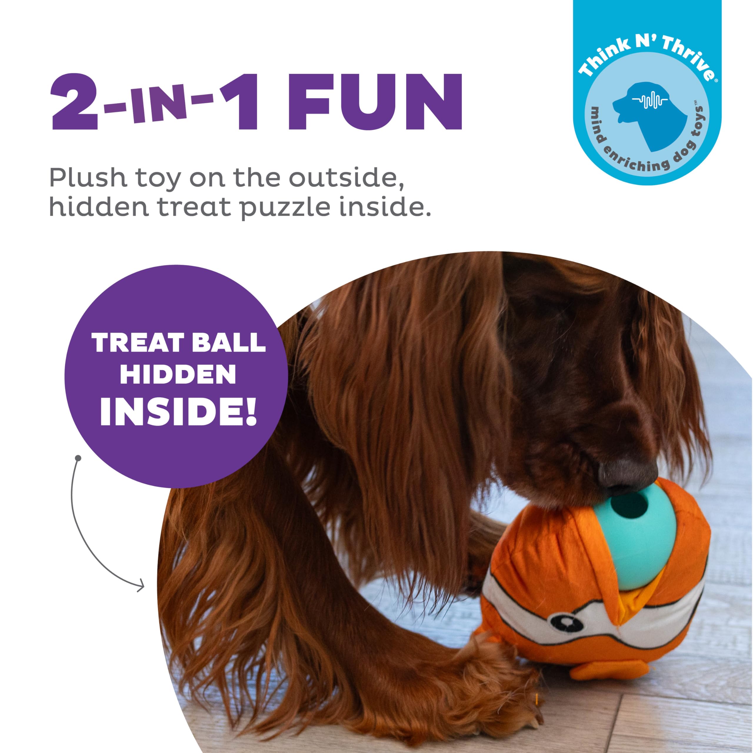 Foto 3 pulgar | Puzzle Interactivo Para Perros De Peluche Outward Hound Nina Ottosson - Venta Internacional.