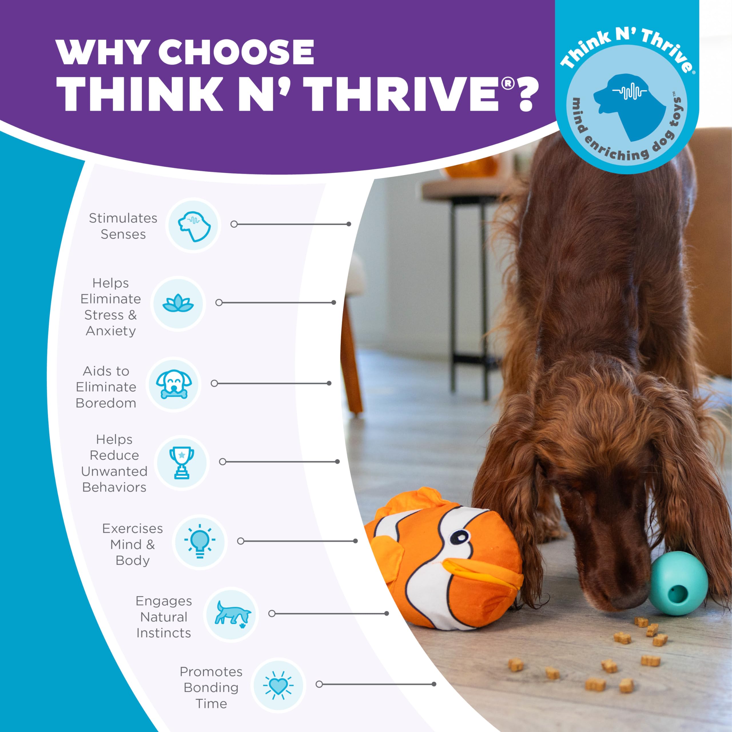 Foto 6 | Puzzle Interactivo Para Perros De Peluche Outward Hound Nina Ottosson - Venta Internacional.