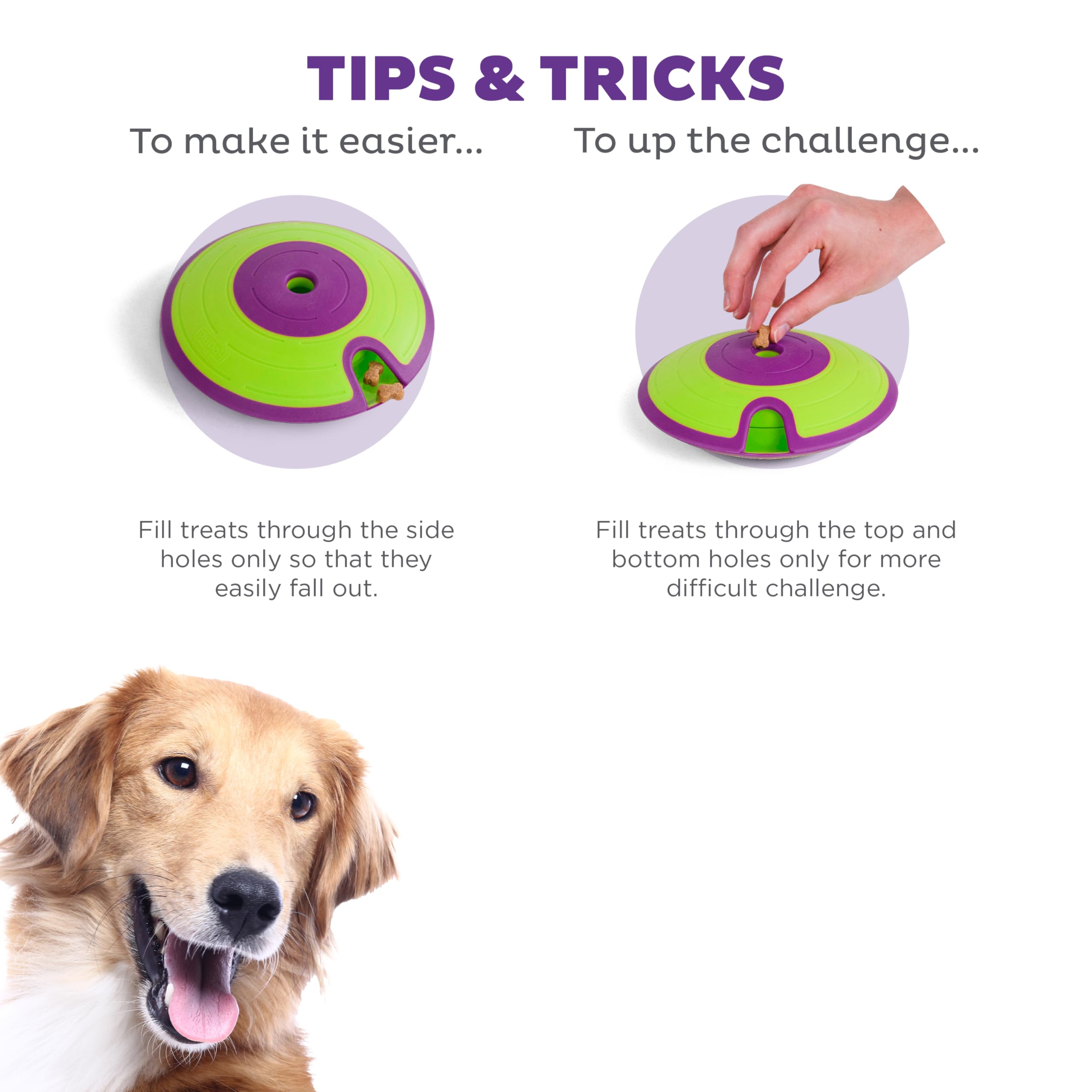 Foto 5 pulgar | Puzzle Dog Treat Maze, Juguete Outward Hound Nina Ottosson, Color Verde - Venta Internacional.
