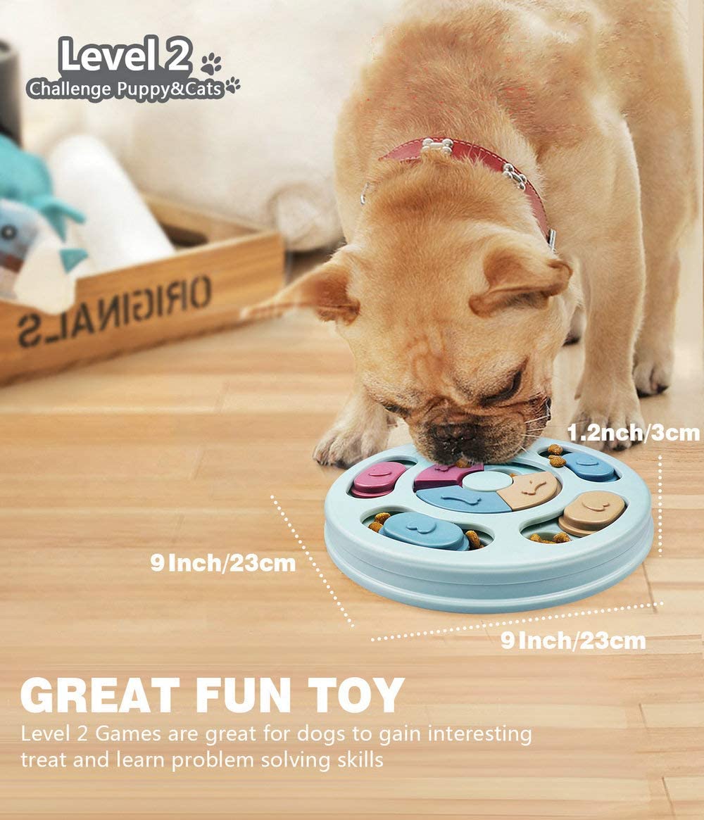 Foto 4 pulgar | Juego Interactivo Huoguo, Juguete De Rompecabezas Para Perros, Alimentador Lento - Venta Internacional.