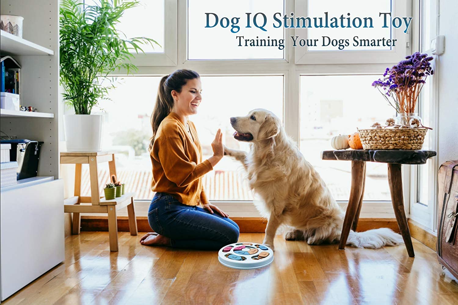 Foto 5 pulgar | Juego Interactivo Huoguo, Juguete De Rompecabezas Para Perros, Alimentador Lento - Venta Internacional.