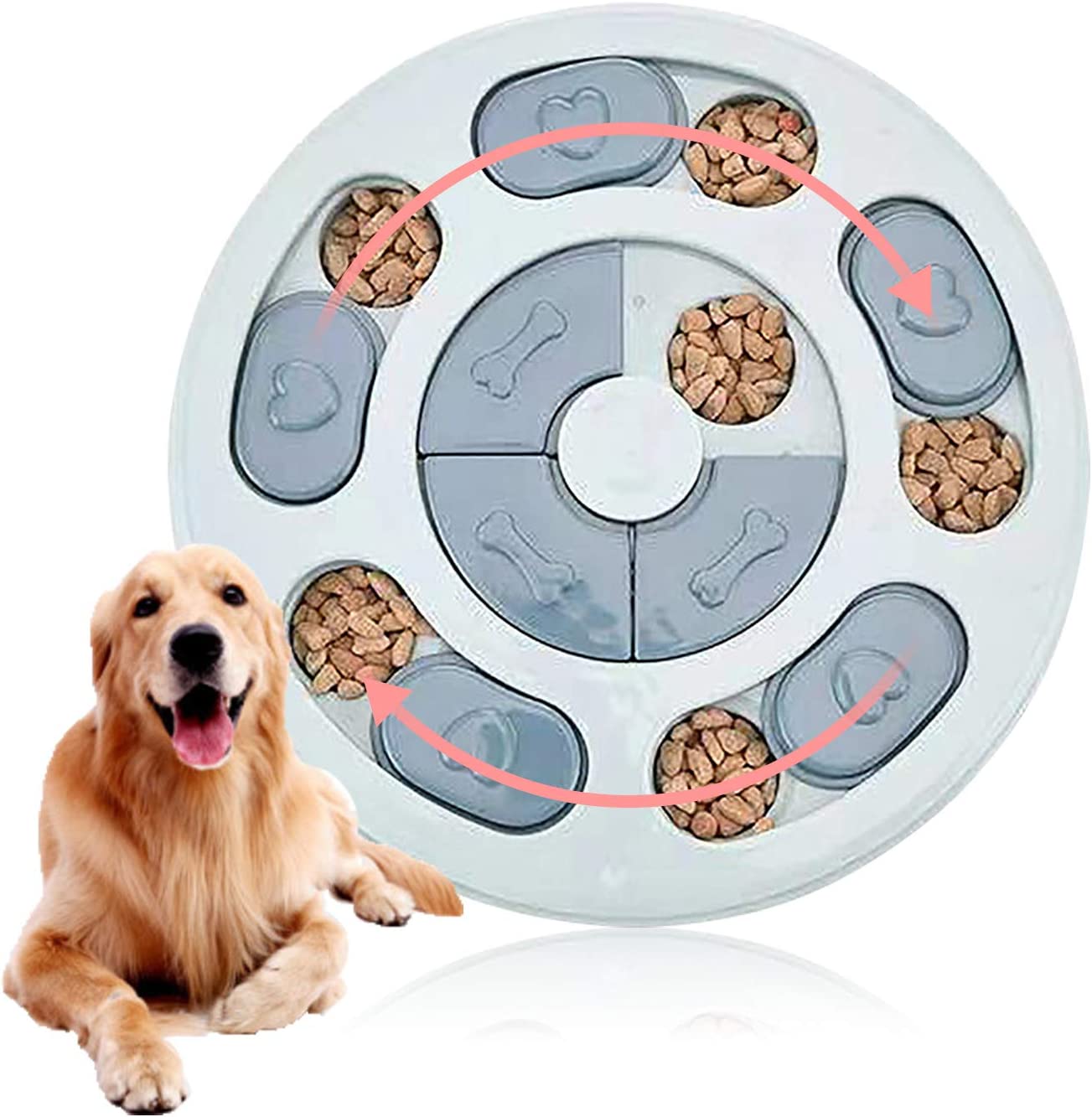Foto 5 pulgar | Juguete De Rompecabezas Para Perros Huoguo, Alimentador Lento Interactivo Para Perros Grandes - Venta Internacional.
