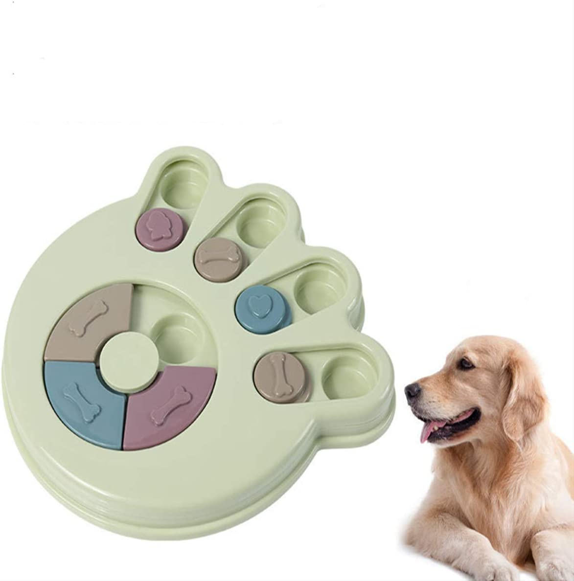 Juguete De Rompecabezas Para Perros Huoguo, Alimentador Lento Interactivo Y Dispensador De Golosinas - Venta Internac