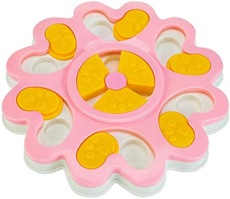 Cuenco Interactivo Con Forma De Pétalo Para Perros, Con Forma De Rompecabezas Para Perros, Comedero  - Venta Interna