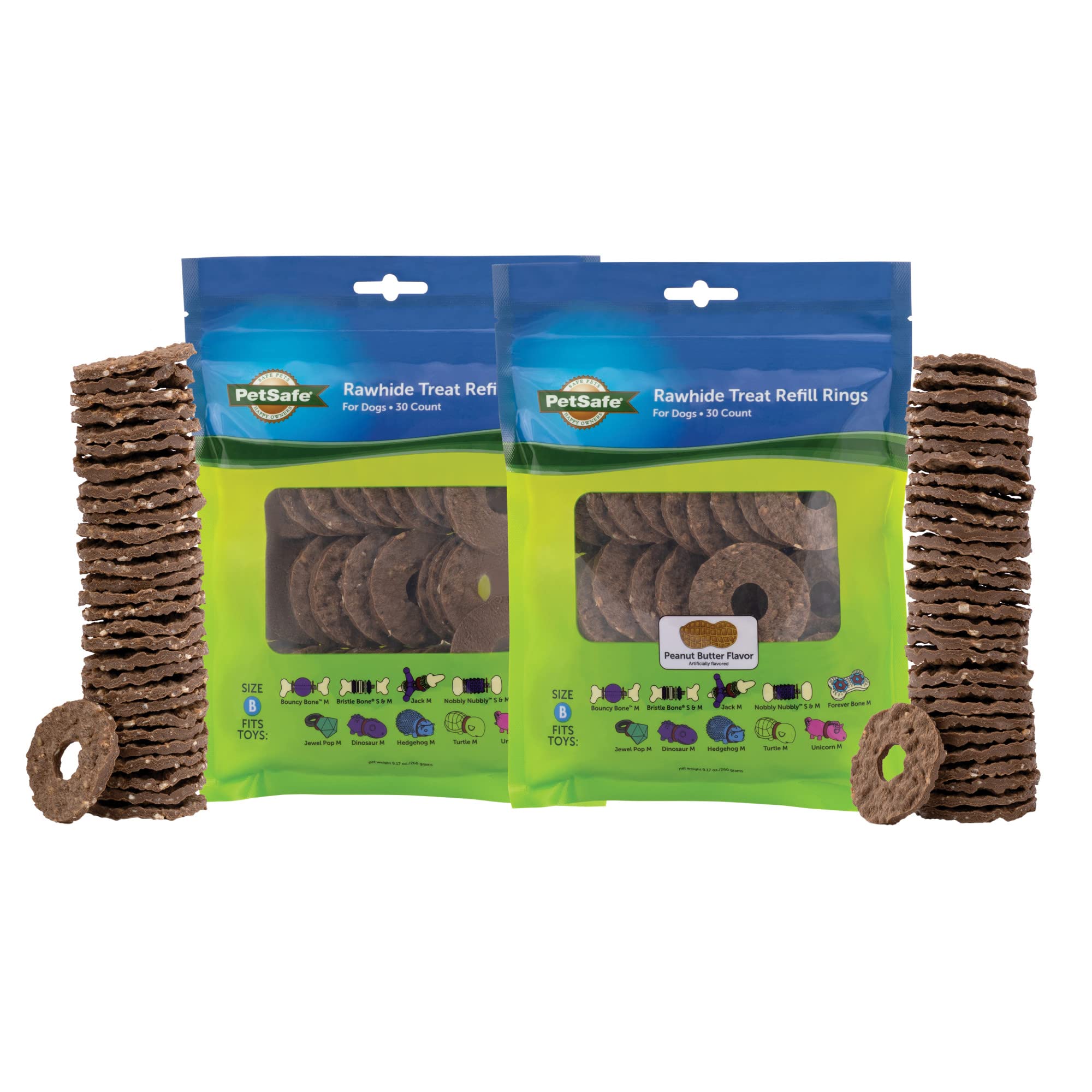 Foto 2 pulgar | Treat Rings For Busy Buddy Dog Toys Petsafe 60 Anillos Tamaño B - Venta Internacional.