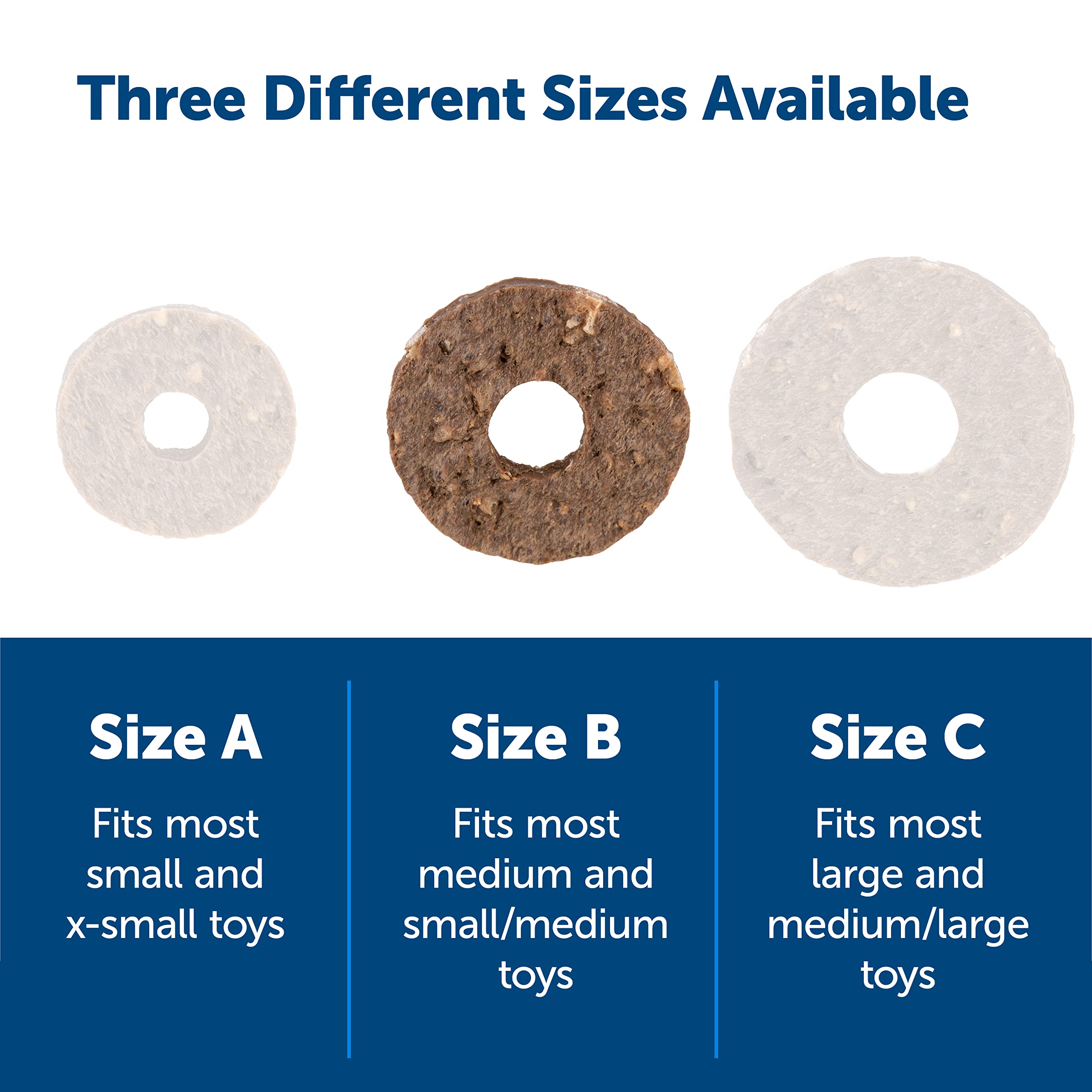 Foto 7 pulgar | Treat Rings For Busy Buddy Dog Toys Petsafe 60 Anillos Tamaño B - Venta Internacional.