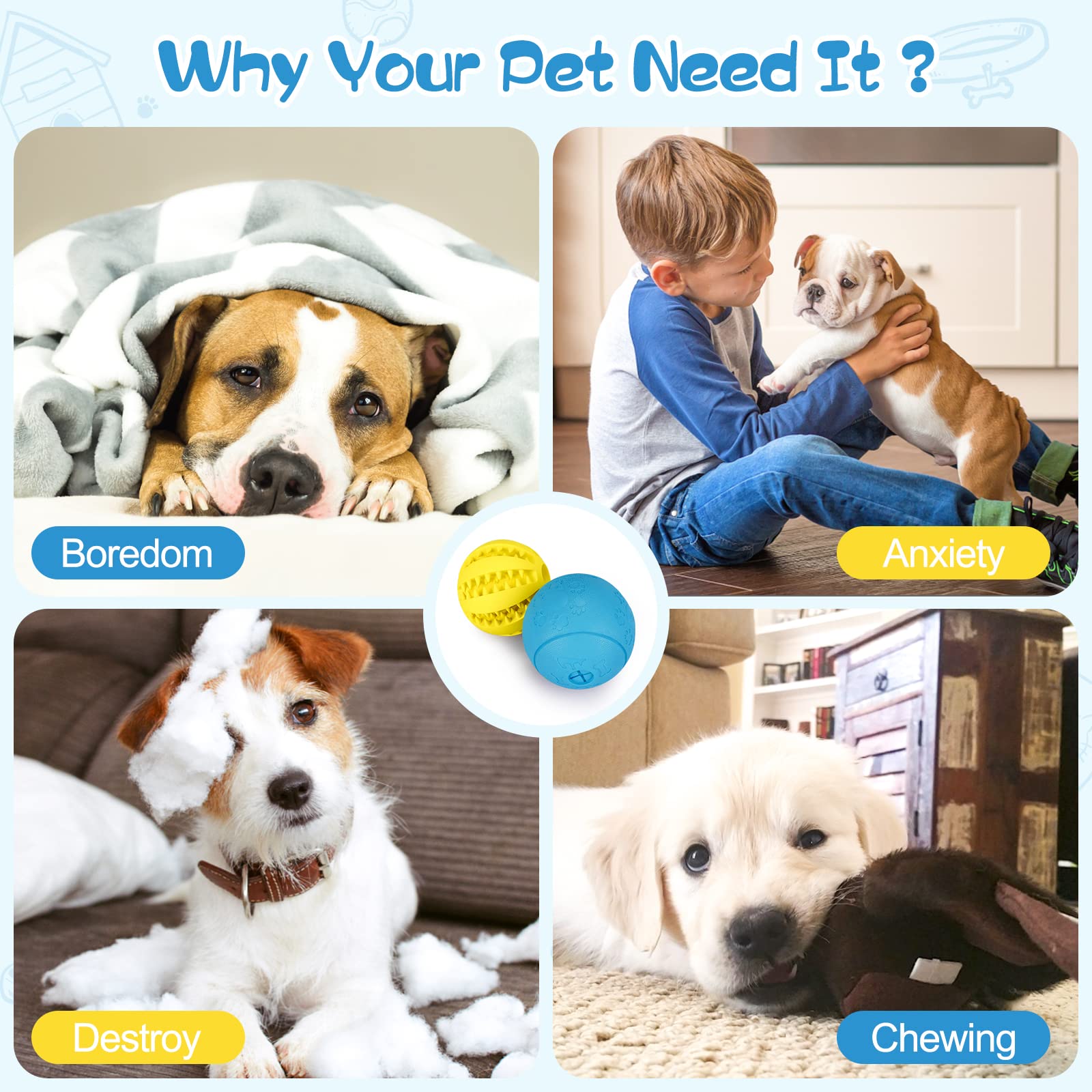 Foto 4 pulgar | Juego De 2 Rompecabezas Para Perros Hippih, Interactivos Para Perros Grandes - Venta Internacional.