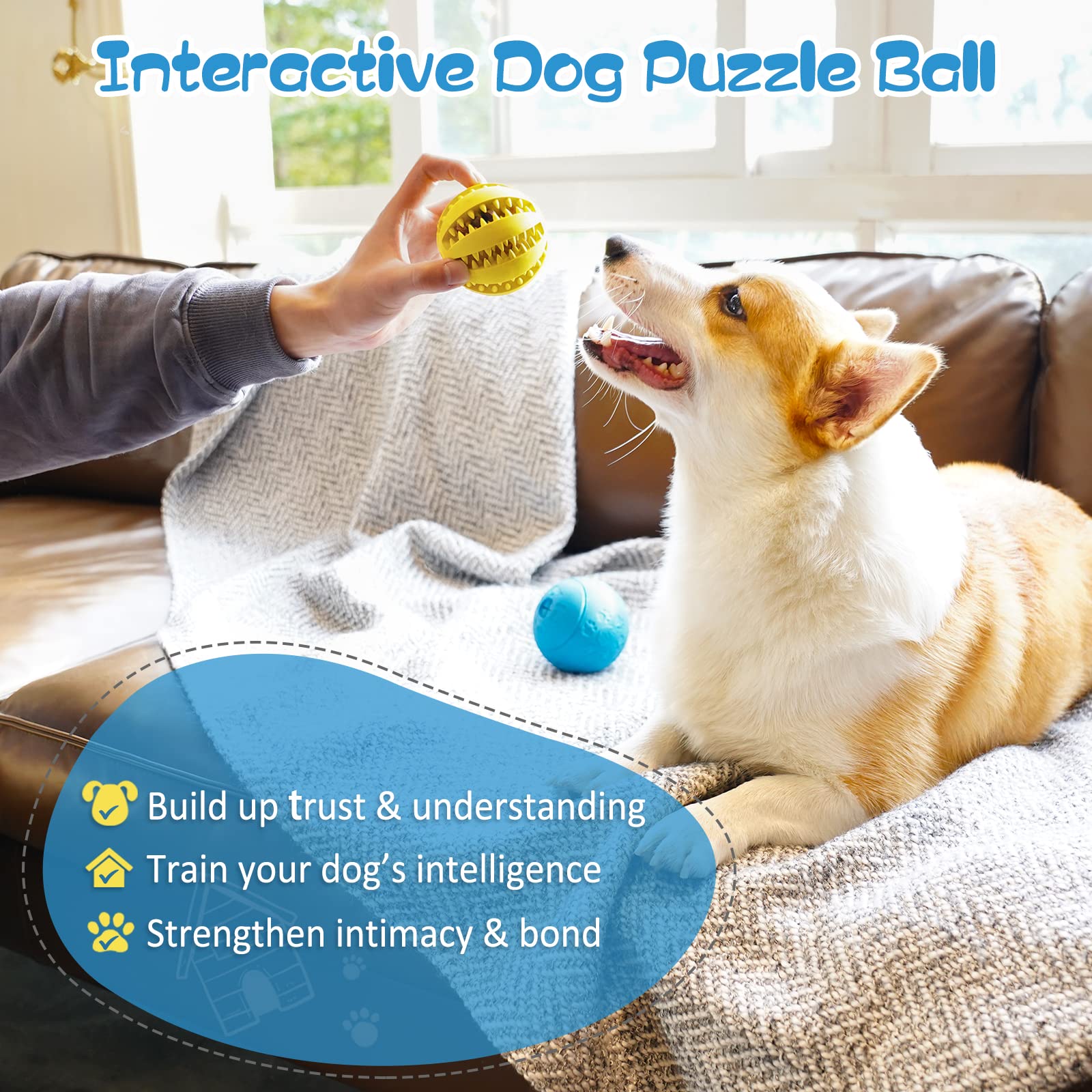 Foto 6 pulgar | Juego De 2 Rompecabezas Para Perros Hippih, Interactivos Para Perros Grandes - Venta Internacional.