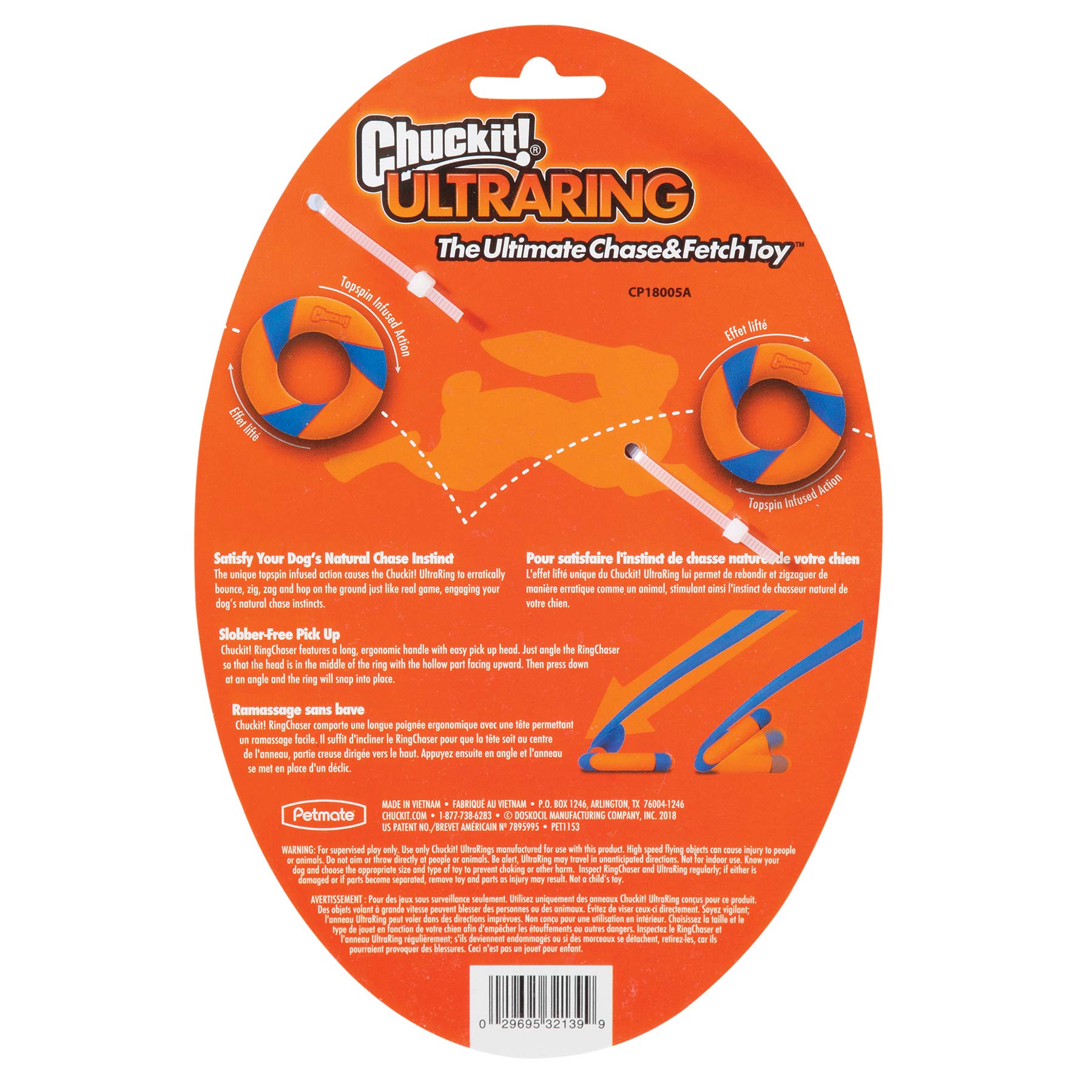 Foto 3 pulgar | Juguete Para Perros Chuckit! ¡ultraring Fetch And Chase Para Todas Las Razas! - Venta Internacional.