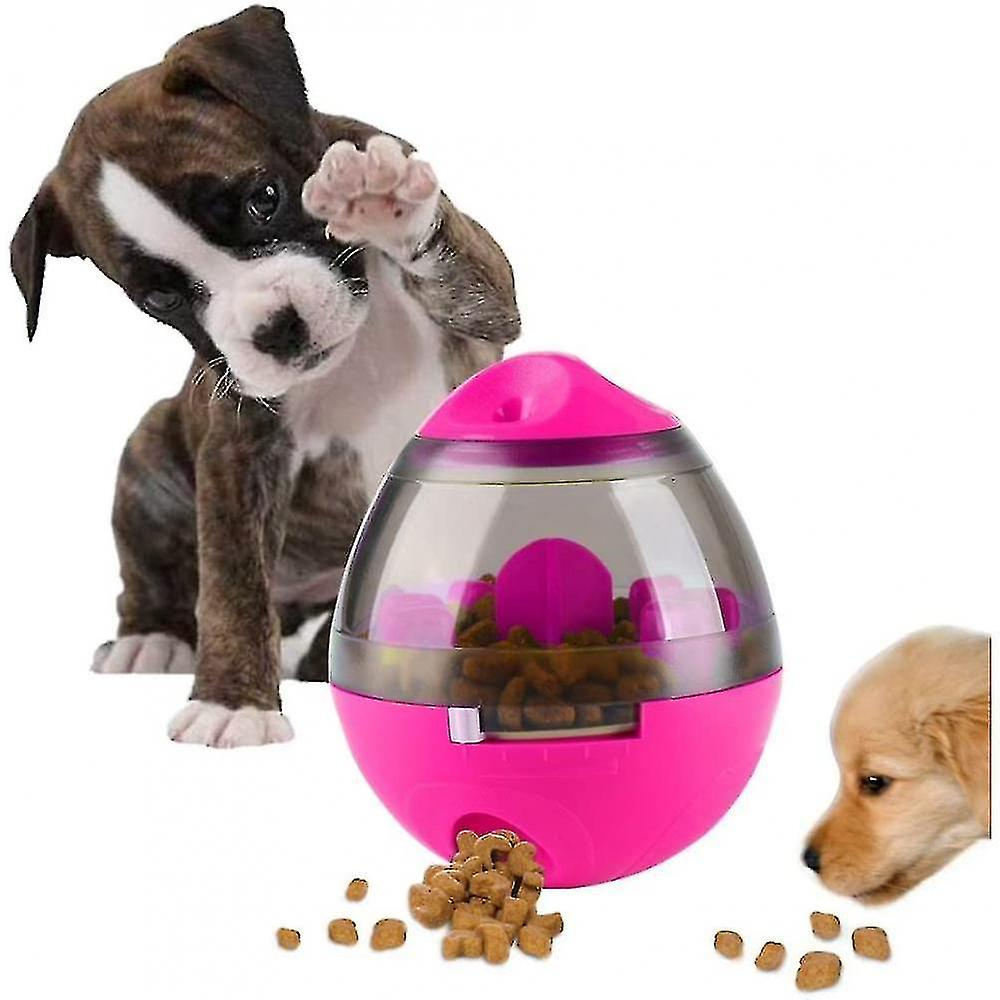 Vaso Automático Huoguo De Juguete Para Perros, Alimentador Lento, Bola Rosa - Venta Internacional.