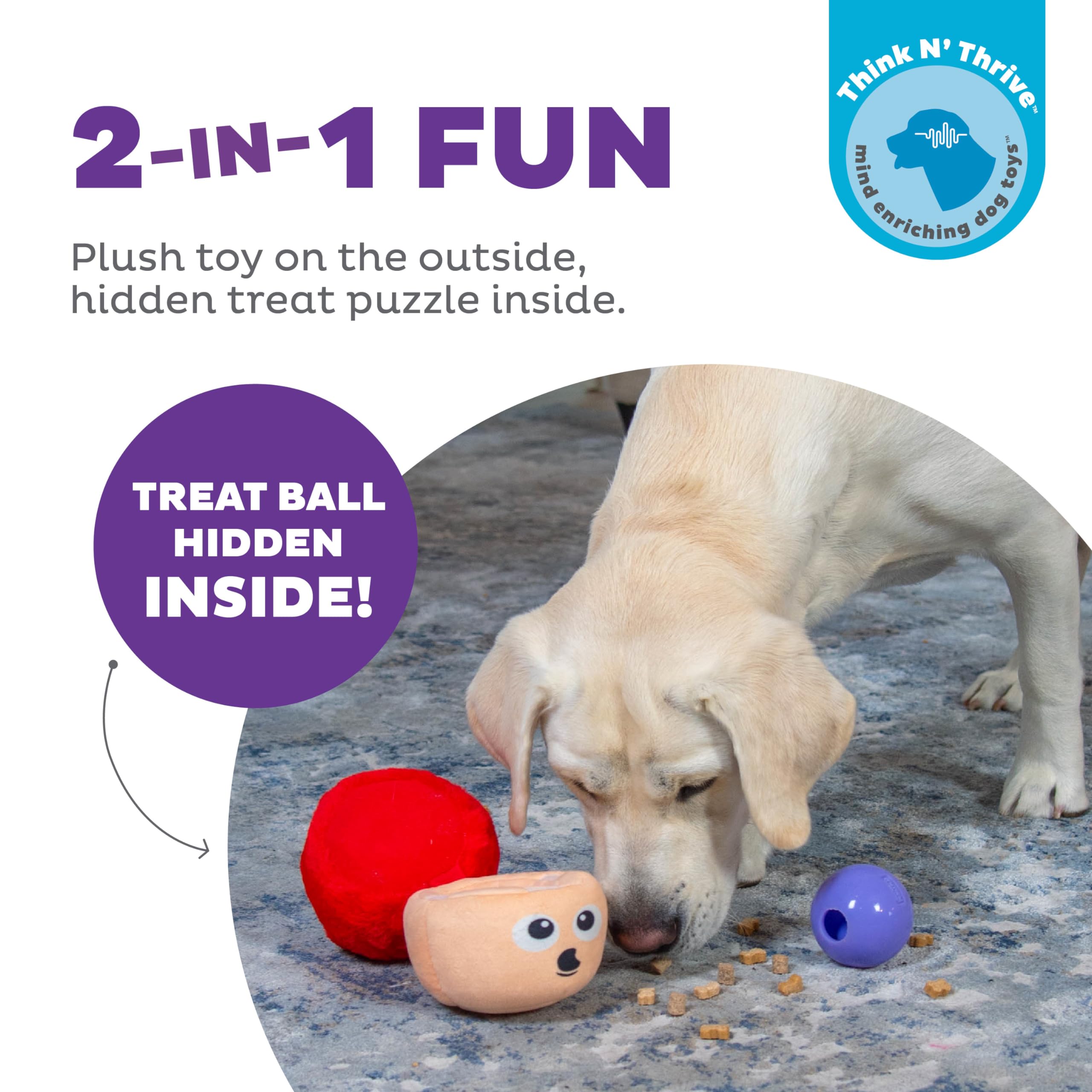 Foto 3 pulgar | Puzzle Interactivo Para Perros De Peluche Outward Hound Nina Ottosson - Venta Internacional.