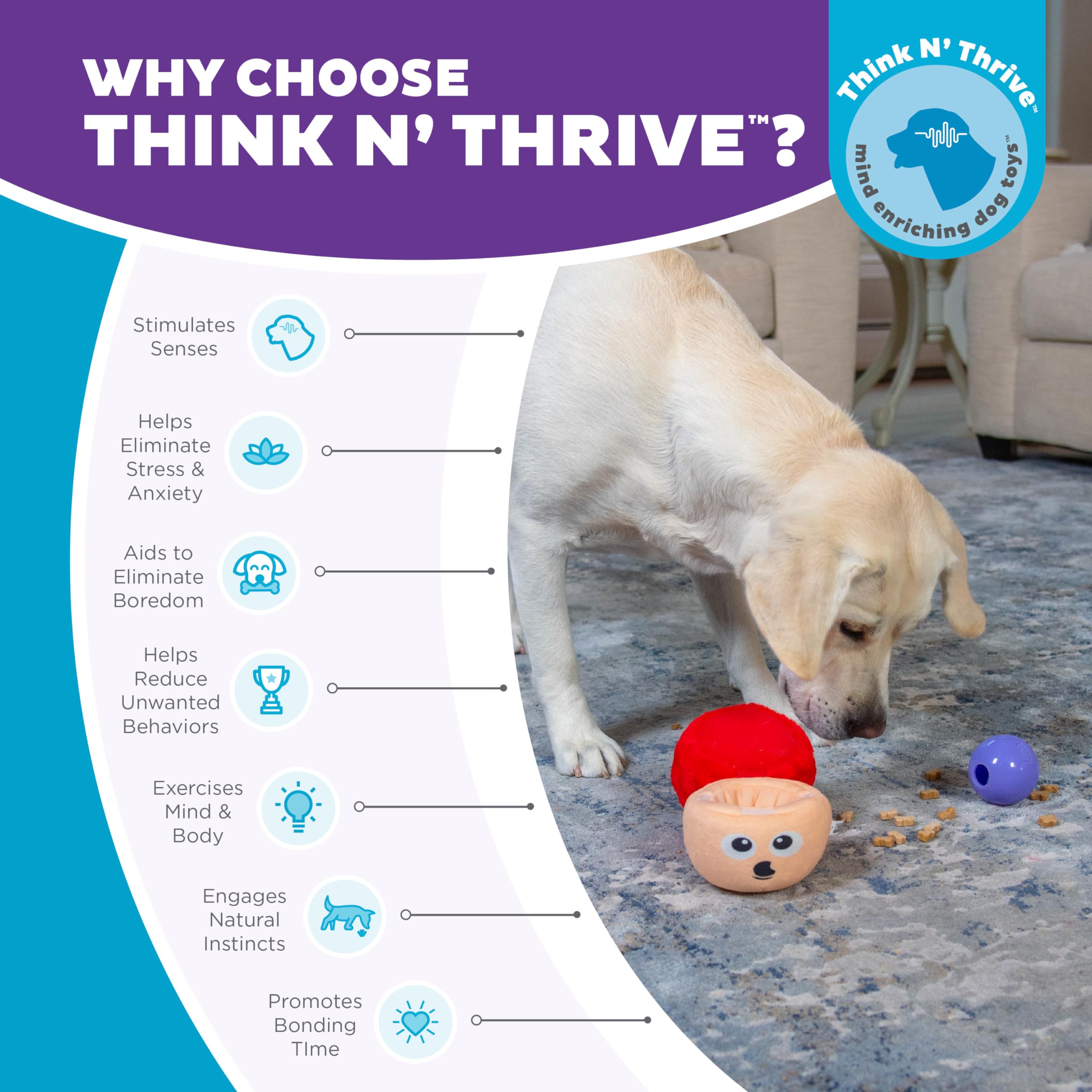 Foto 7 pulgar | Puzzle Interactivo Para Perros De Peluche Outward Hound Nina Ottosson - Venta Internacional.
