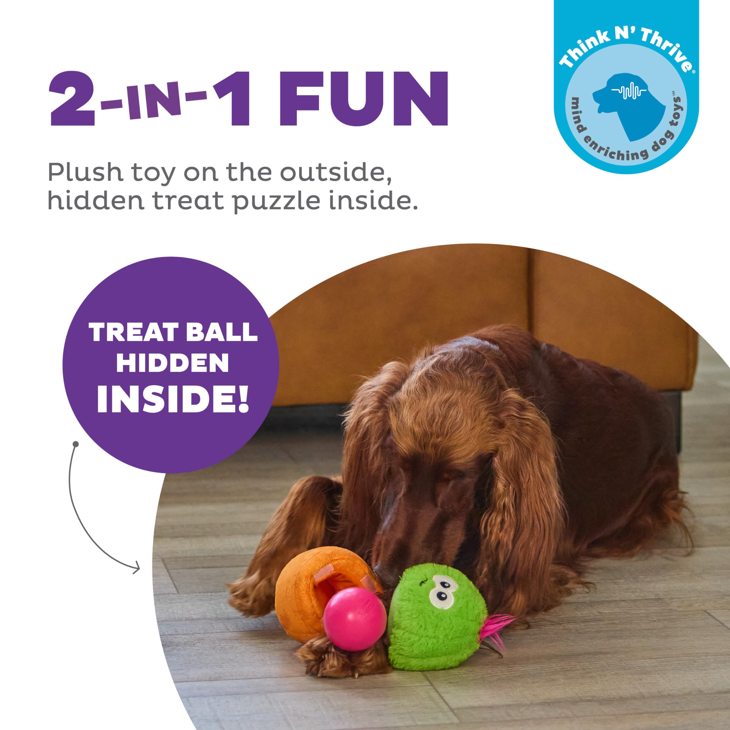 Foto 3 pulgar | Puzzle Interactivo Para Perros De Peluche Outward Hound Nina Ottosson - Venta Internacional.